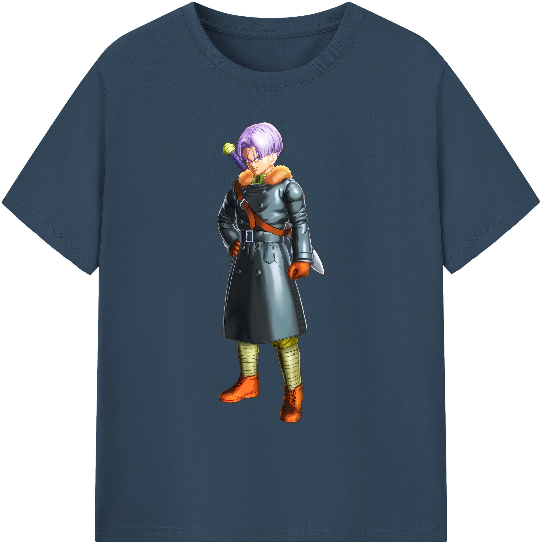 （画像用） ドラゴンボール トランクス（Torankusu）DRAGON BALL Trunks 綿100％ メンズ半袖Tシャツ｜肌触りやわらか＆通気性