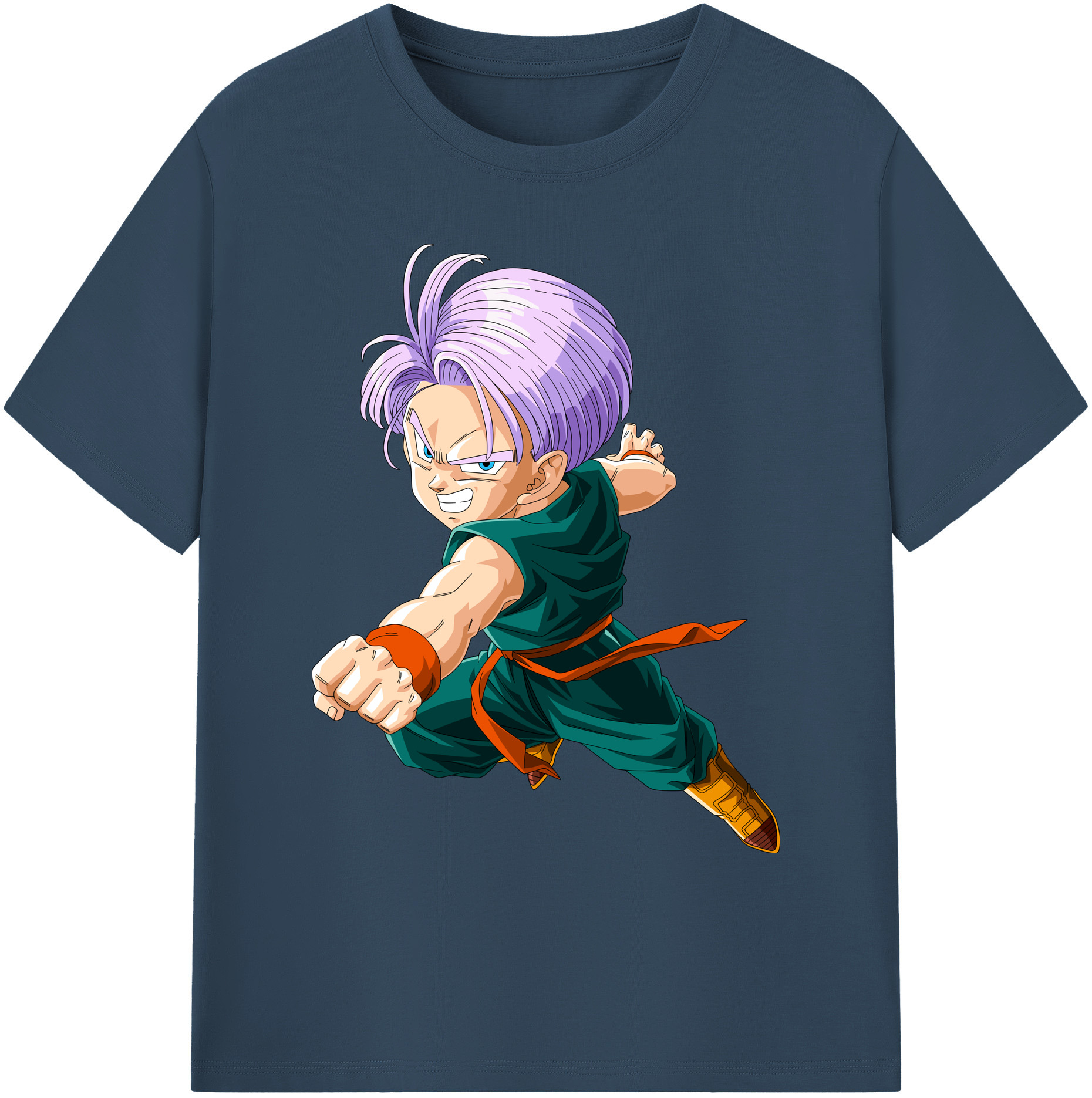 （画像用） ドラゴンボール トランクス（Torankusu）DRAGON BALL Trunks 綿100％ メンズ半袖Tシャツ｜肌触りやわらか＆通気性