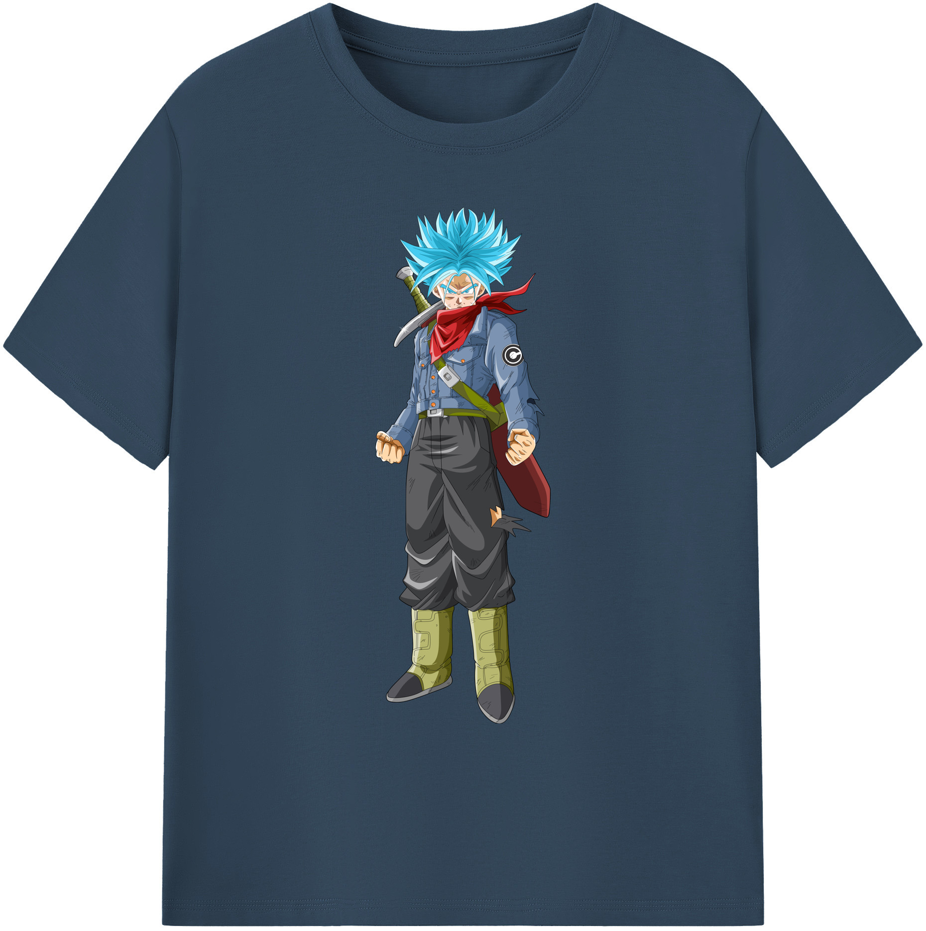 （画像用） ドラゴンボール トランクス（Torankusu）DRAGON BALL Trunks 綿100％ メンズ半袖Tシャツ｜肌触りやわらか＆通気性