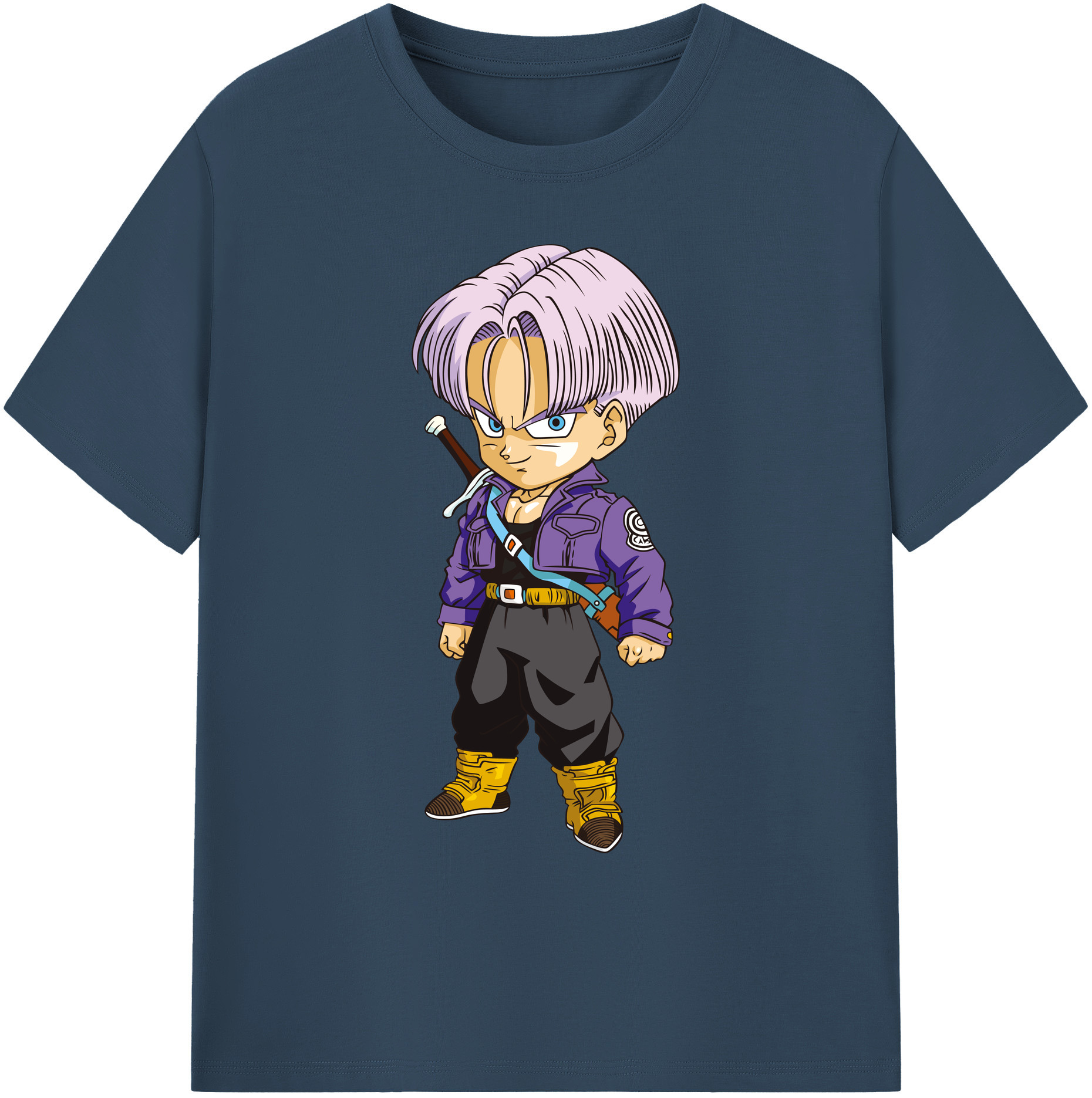（画像用） ドラゴンボール トランクス（Torankusu）DRAGON BALL Trunks 綿100％ メンズ半袖Tシャツ｜肌触りやわらか＆通気性