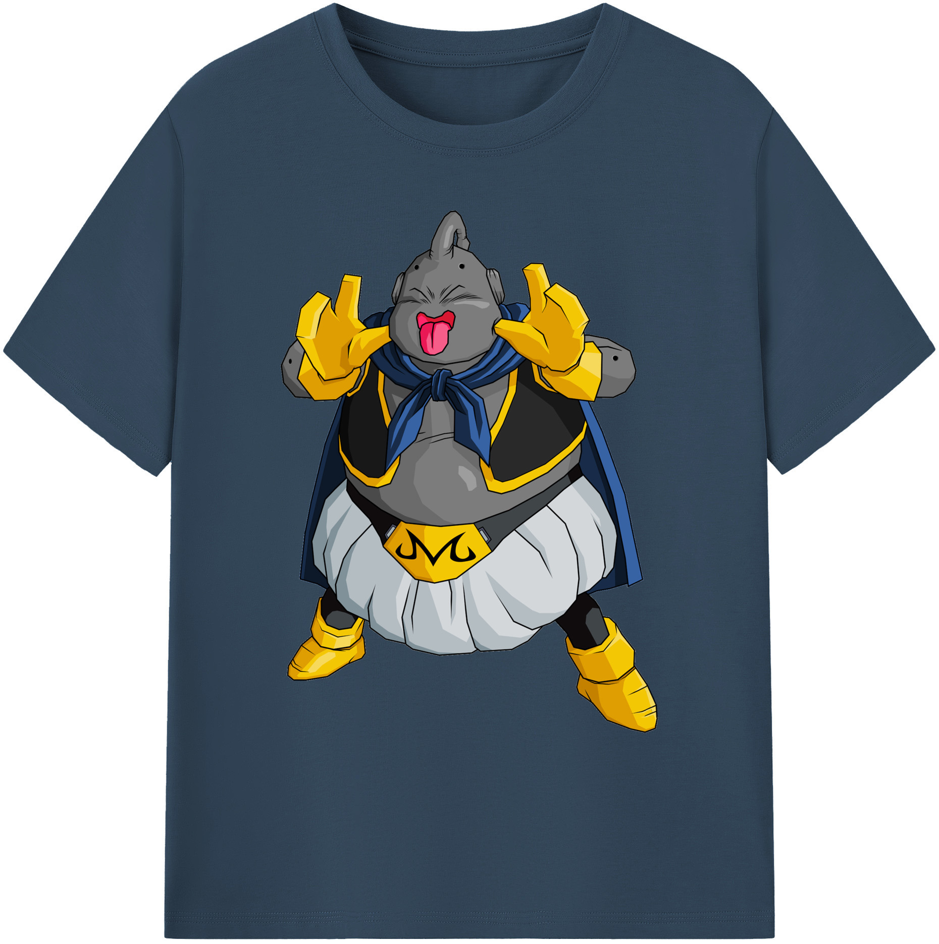 （画像用） ドラゴンボール 魔人ブウ DRAGON BALL Majin Buu 綿100％ メンズ半袖Tシャツ｜肌触りやわらか＆通気性