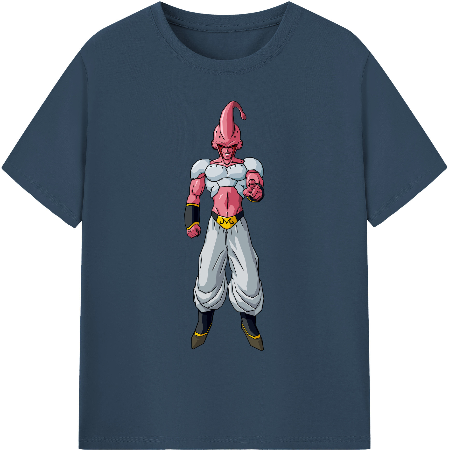（画像用） ドラゴンボール 魔人ブウ DRAGON BALL Majin Buu 綿100％ メンズ半袖Tシャツ｜肌触りやわらか＆通気性