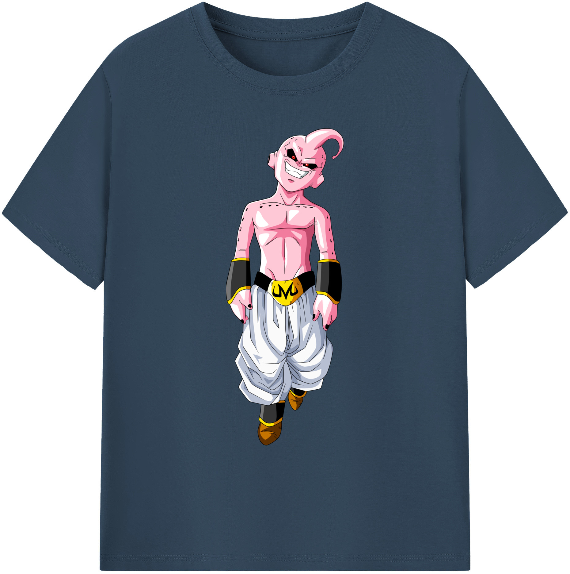（画像用） ドラゴンボール 魔人ブウ DRAGON BALL Majin Buu 綿100％ メンズ半袖Tシャツ｜肌触りやわらか＆通気性