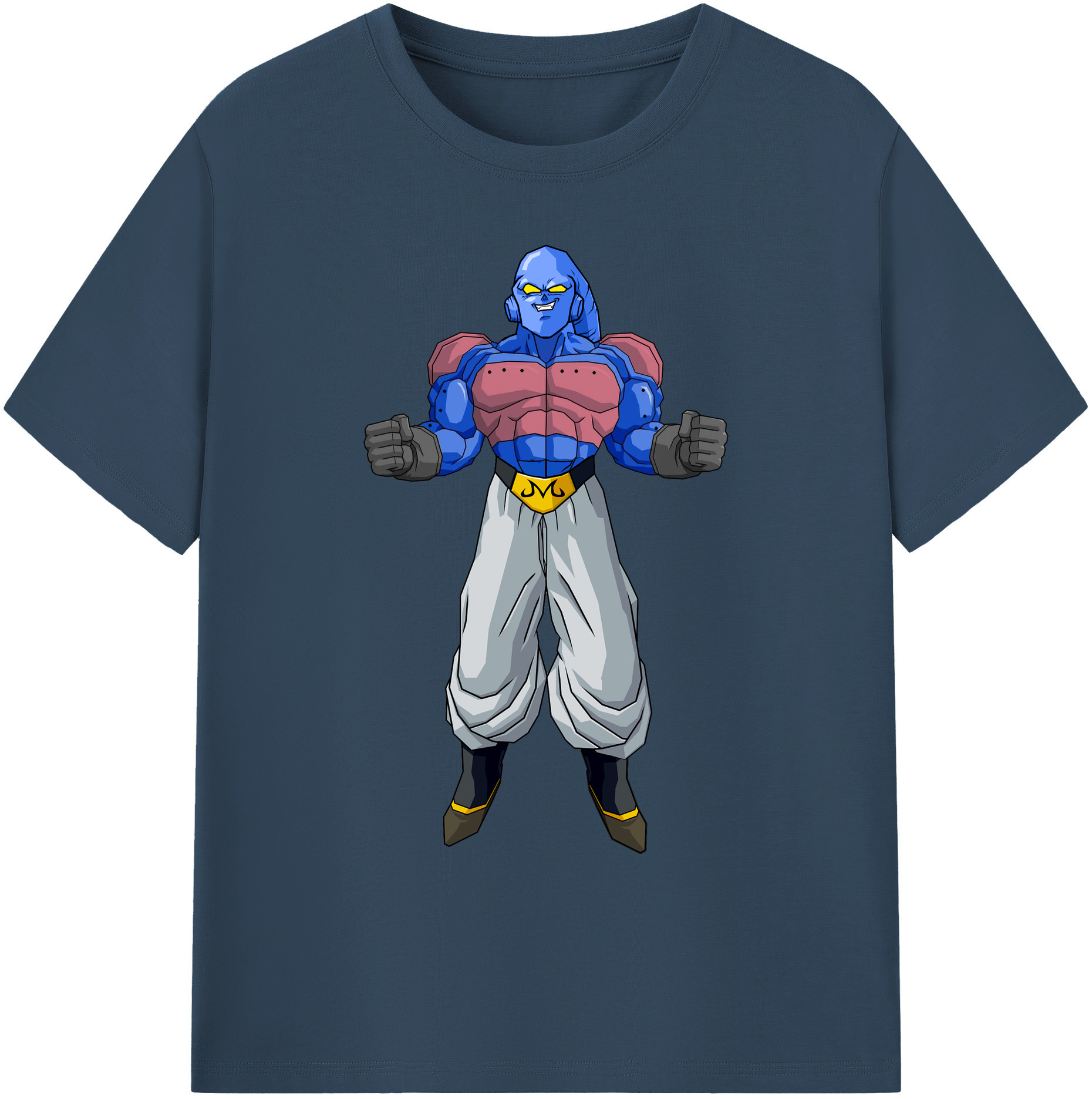 （画像用） ドラゴンボール 魔人ブウ DRAGON BALL Majin Buu 綿100％ メンズ半袖Tシャツ｜肌触りやわらか＆通気性