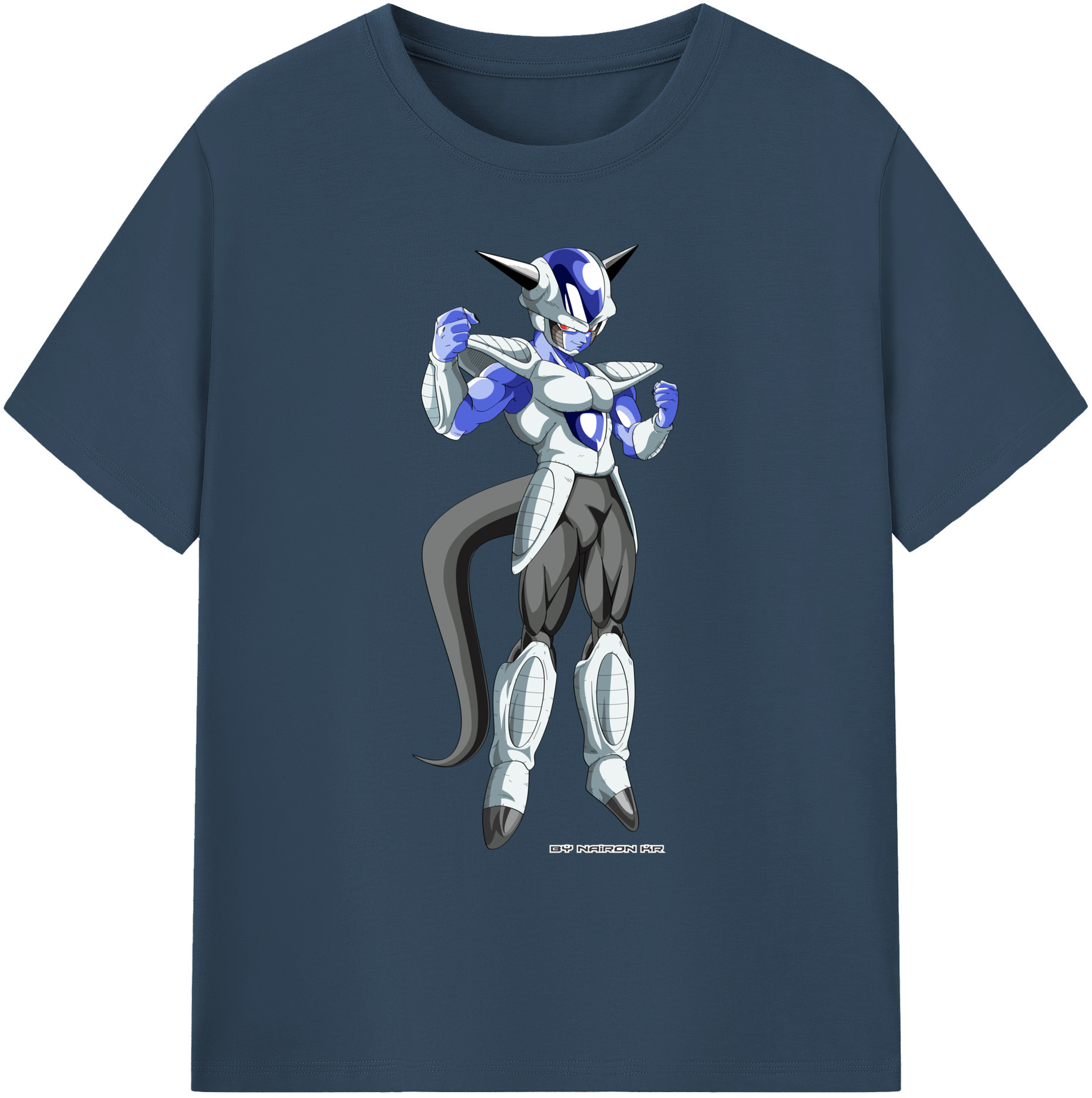 （画像用） ドラゴンボール フリーザ DRAGON BALL Frieza 綿100％ メンズ半袖Tシャツ｜肌触りやわらか＆通気性