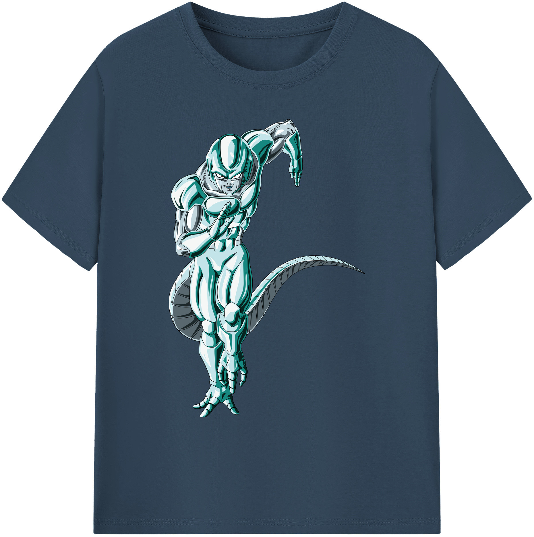 （画像用） ドラゴンボール フリーザ DRAGON BALL Frieza 綿100％ メンズ半袖Tシャツ｜肌触りやわらか＆通気性