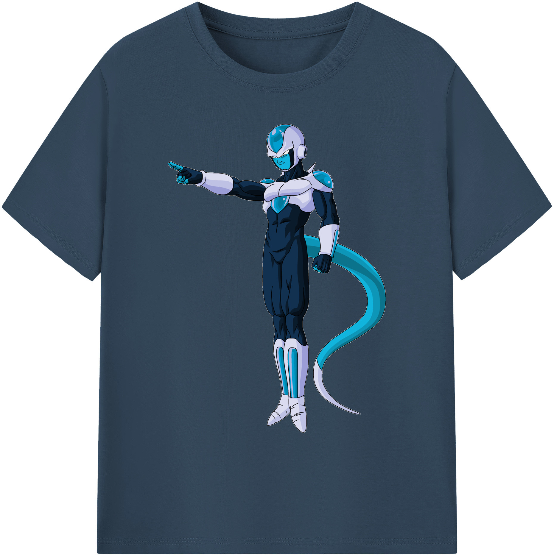 （画像用） ドラゴンボール フリーザ DRAGON BALL Frieza 綿100％ メンズ半袖Tシャツ｜肌触りやわらか＆通気性
