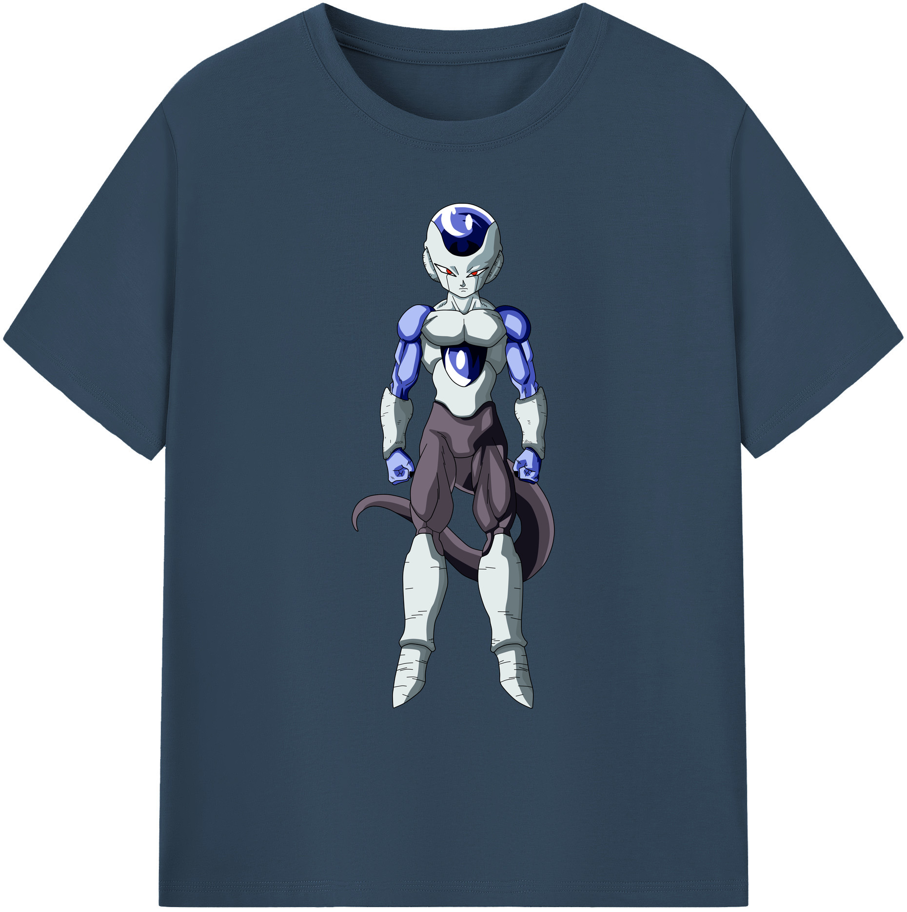 （画像用） ドラゴンボール フリーザ DRAGON BALL Frieza 綿100％ メンズ半袖Tシャツ｜肌触りやわらか＆通気性