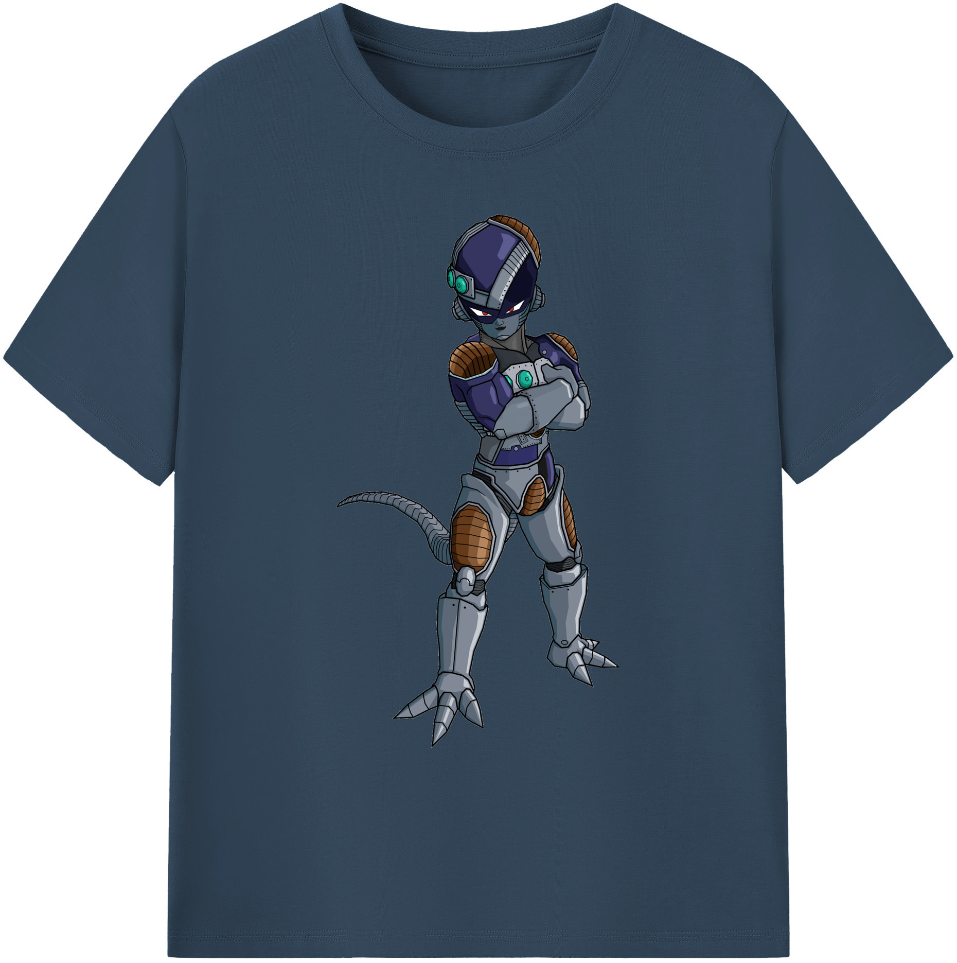 （画像用） ドラゴンボール フリーザ DRAGON BALL Frieza 綿100％ メンズ半袖Tシャツ｜肌触りやわらか＆通気性