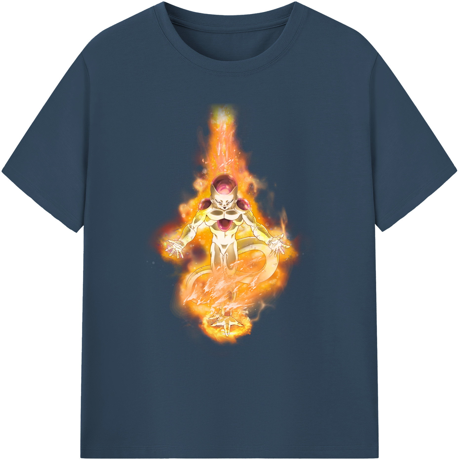 （画像用） ドラゴンボール フリーザ DRAGON BALL Frieza 綿100％ メンズ半袖Tシャツ｜肌触りやわらか＆通気性