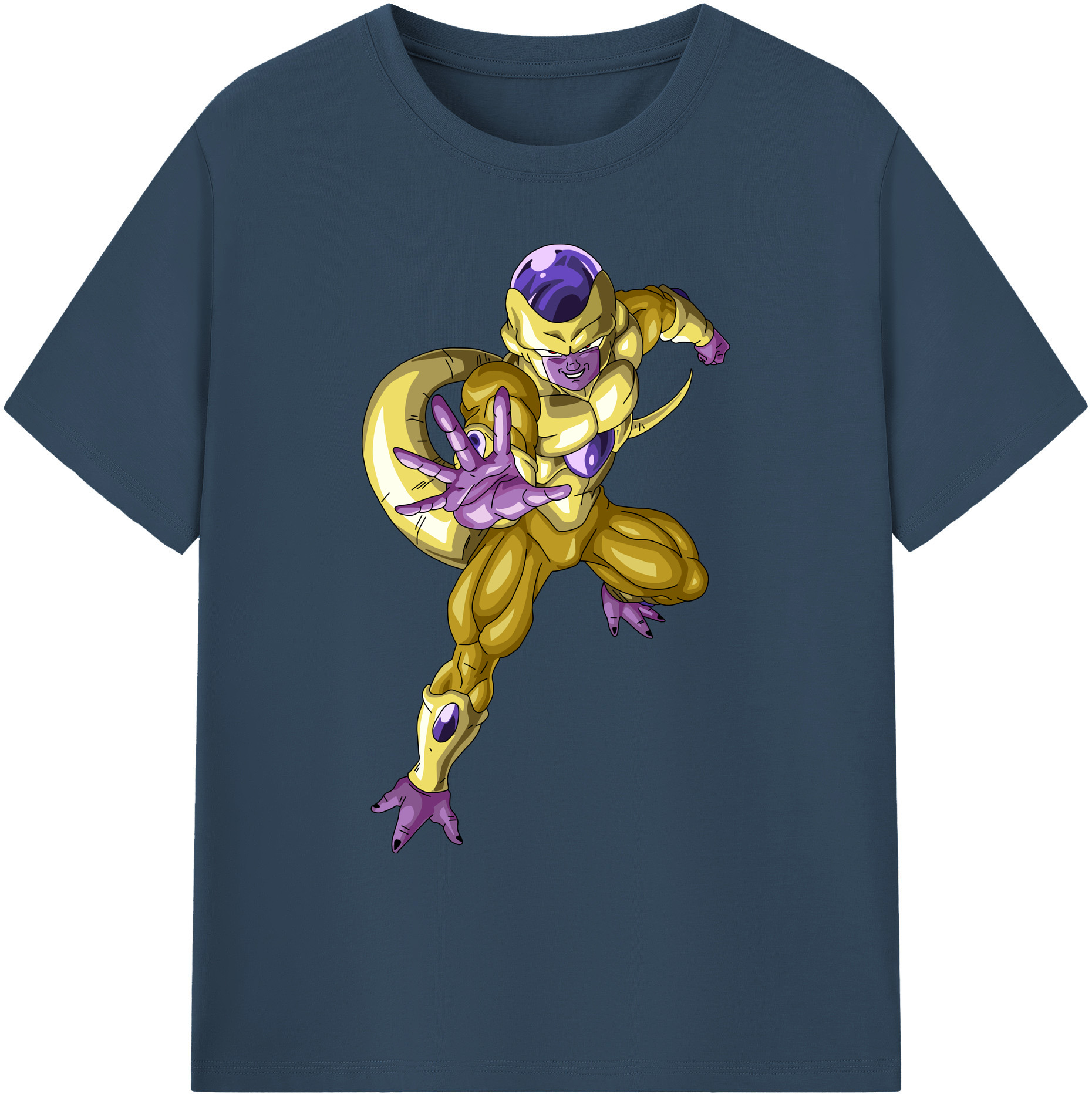 （画像用） ドラゴンボール フリーザ DRAGON BALL Frieza 綿100％ メンズ半袖Tシャツ｜肌触りやわらか＆通気性
