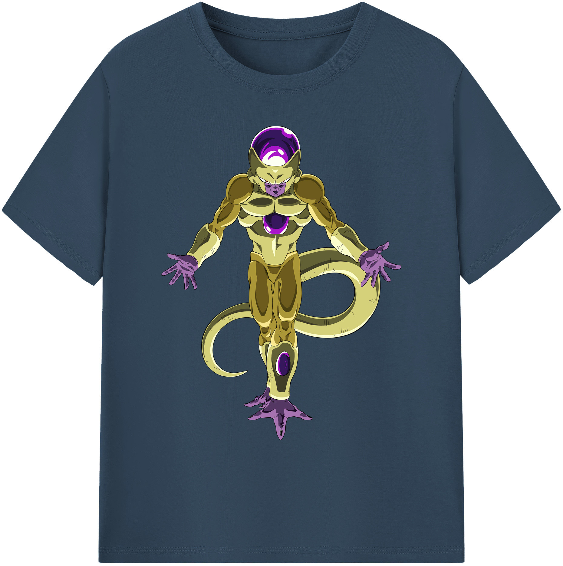 （画像用） ドラゴンボール フリーザ DRAGON BALL Frieza 綿100％ メンズ半袖Tシャツ｜肌触りやわらか＆通気性