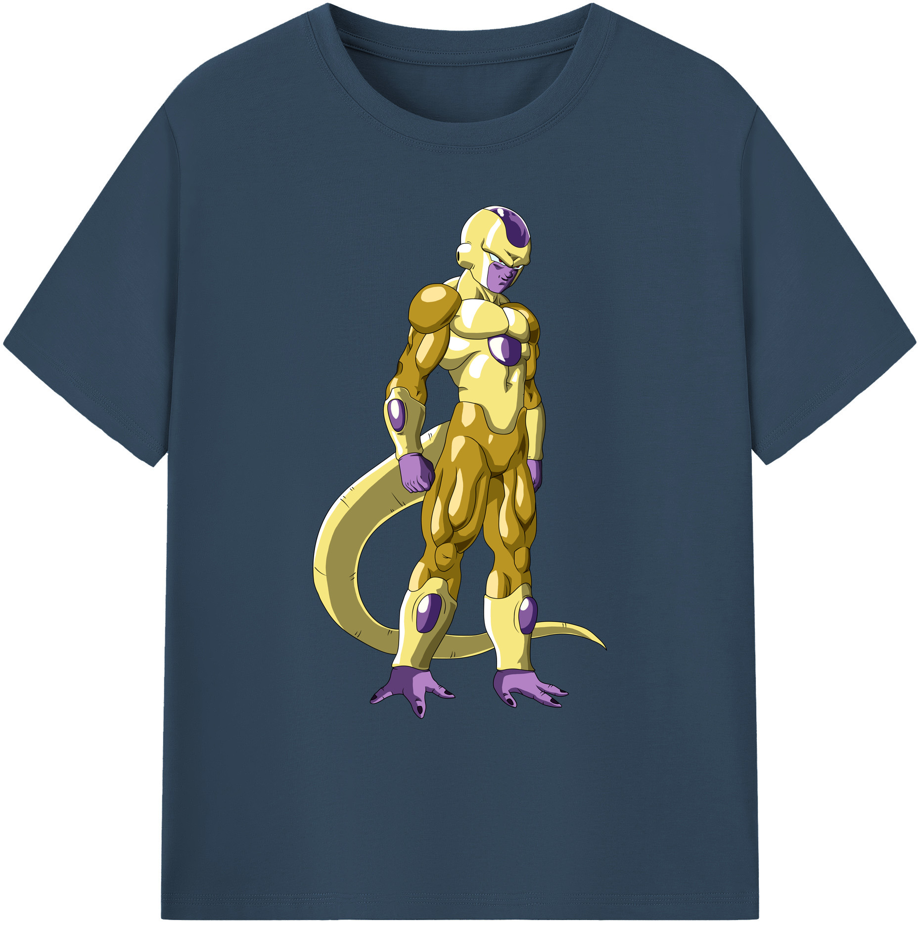 （画像用） ドラゴンボール フリーザ DRAGON BALL Frieza 綿100％ メンズ半袖Tシャツ｜肌触りやわらか＆通気性