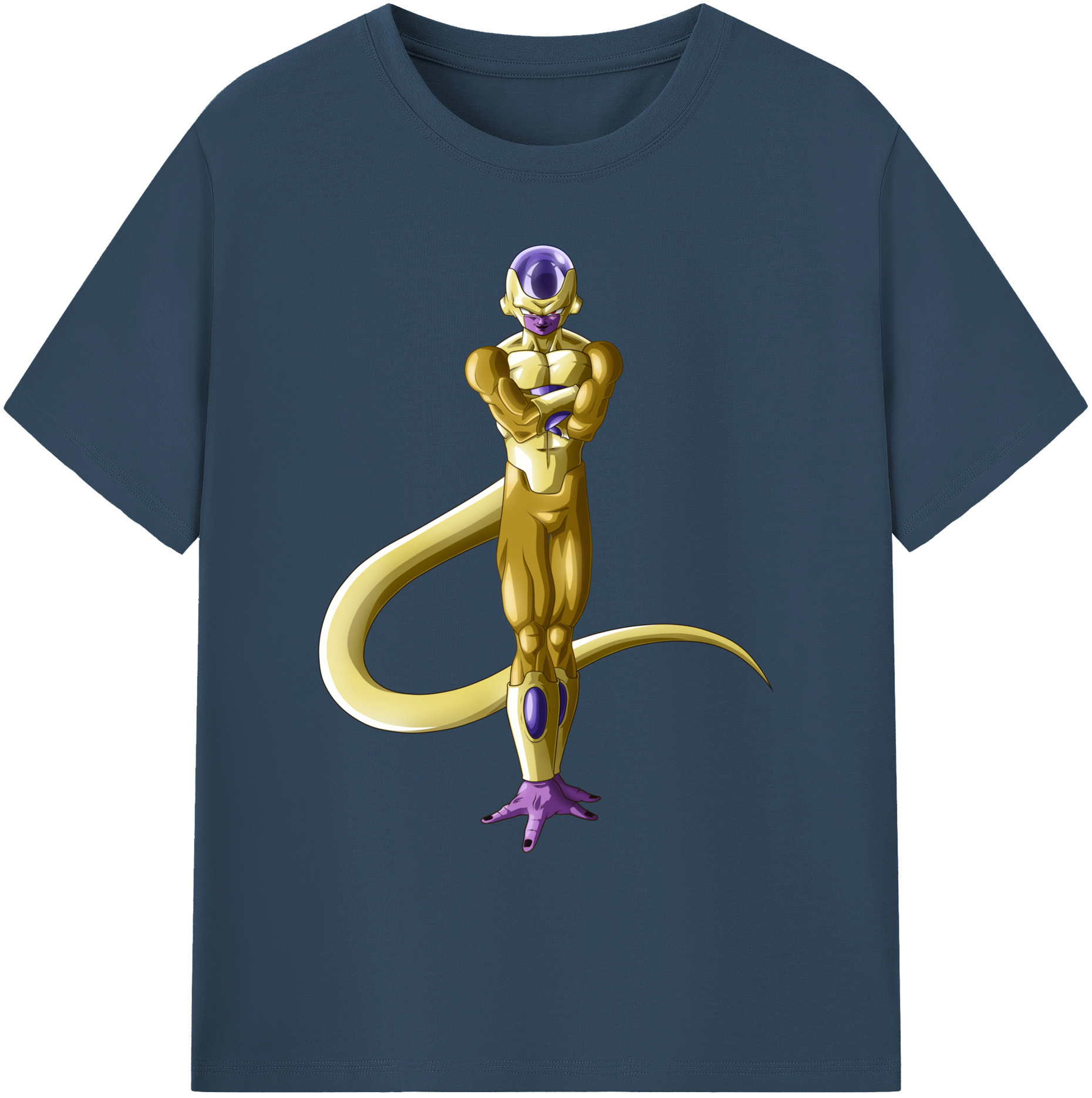 （画像用） ドラゴンボール フリーザ DRAGON BALL Frieza 綿100％ メンズ半袖Tシャツ｜肌触りやわらか＆通気性