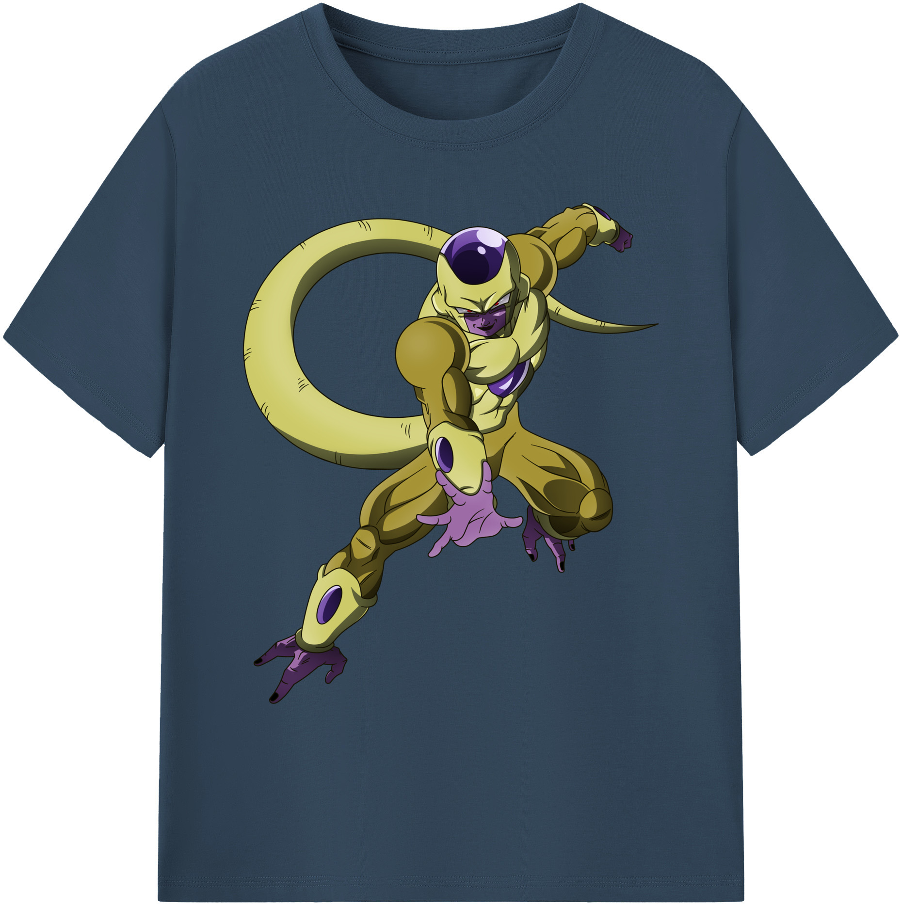 （画像用） ドラゴンボール フリーザ DRAGON BALL Frieza 綿100％ メンズ半袖Tシャツ｜肌触りやわらか＆通気性