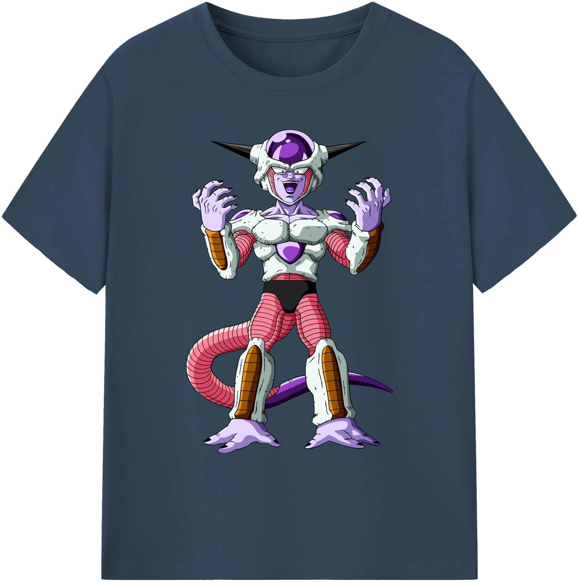 （画像用） ドラゴンボール フリーザ DRAGON BALL Frieza 綿100％ メンズ半袖Tシャツ｜肌触りやわらか＆通気性