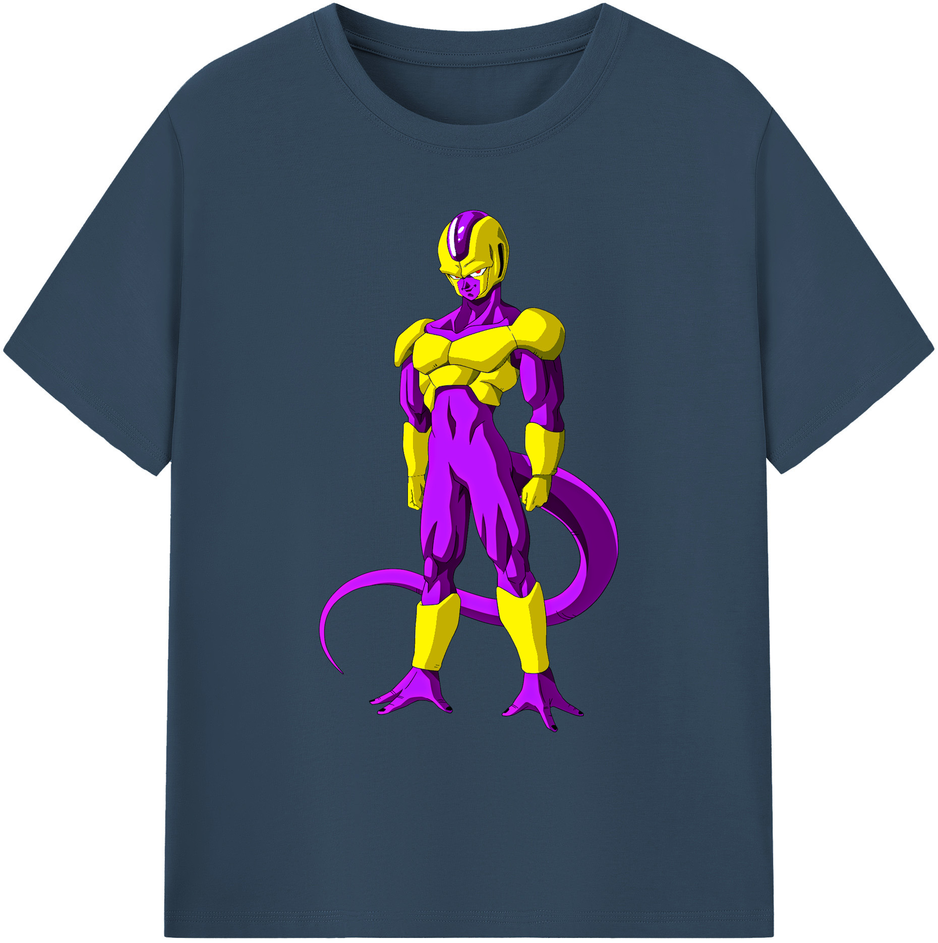 （画像用） ドラゴンボール フリーザ DRAGON BALL Frieza 綿100％ メンズ半袖Tシャツ｜肌触りやわらか＆通気性