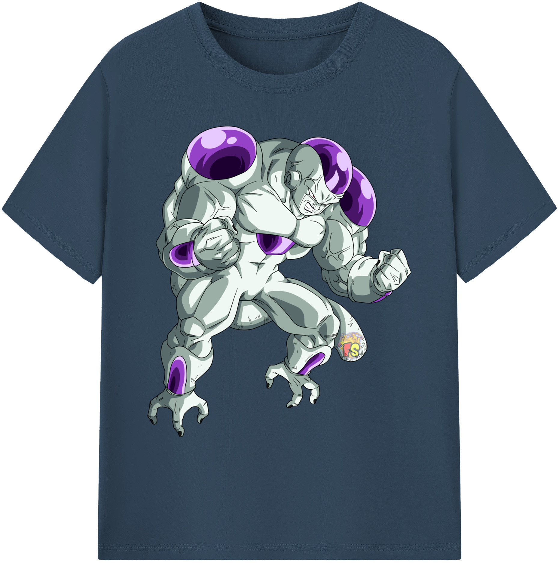 （画像用） ドラゴンボール フリーザ DRAGON BALL Frieza 綿100％ メンズ半袖Tシャツ｜肌触りやわらか＆通気性