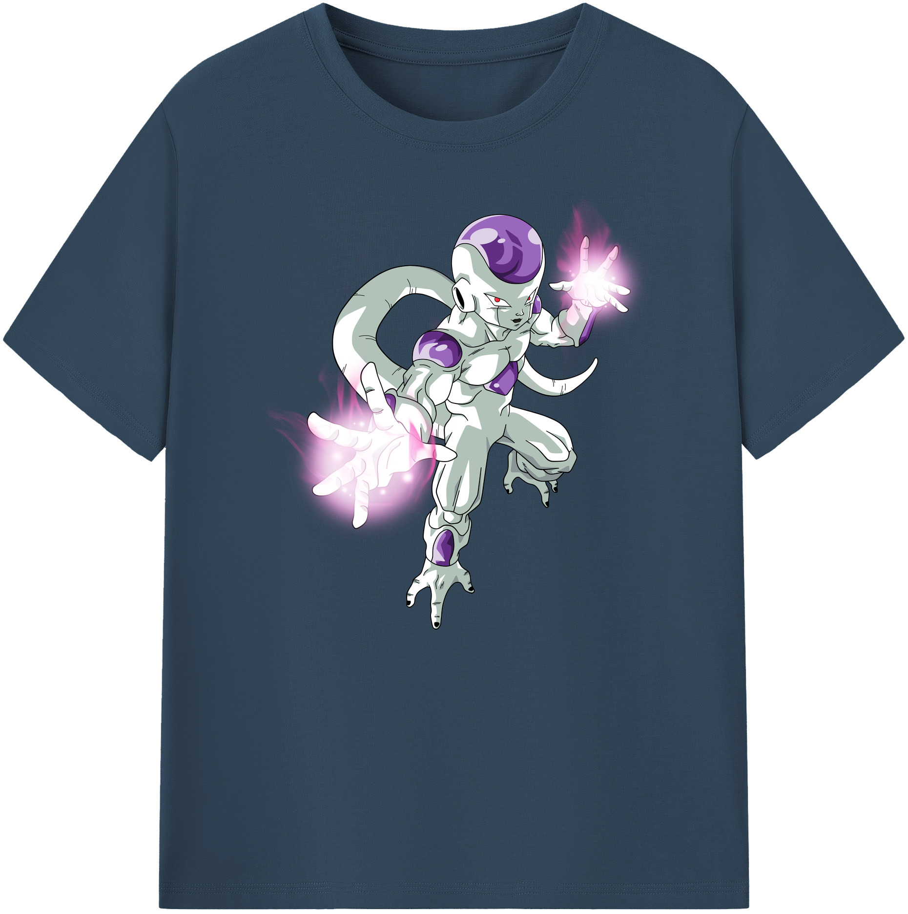 （画像用） ドラゴンボール フリーザ DRAGON BALL Frieza 綿100％ メンズ半袖Tシャツ｜肌触りやわらか＆通気性