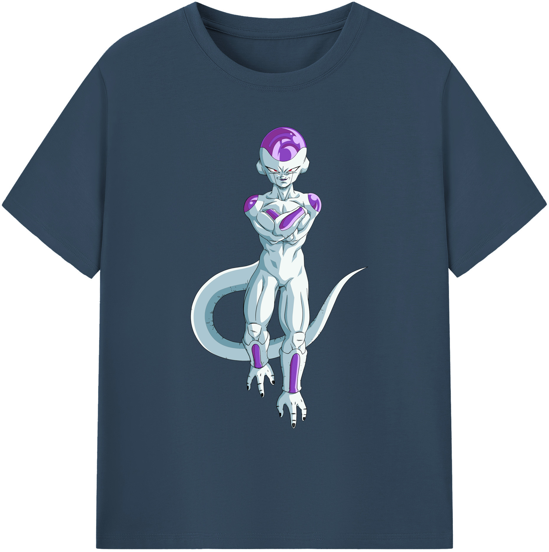 （画像用） ドラゴンボール フリーザ DRAGON BALL Frieza 綿100％ メンズ半袖Tシャツ｜肌触りやわらか＆通気性