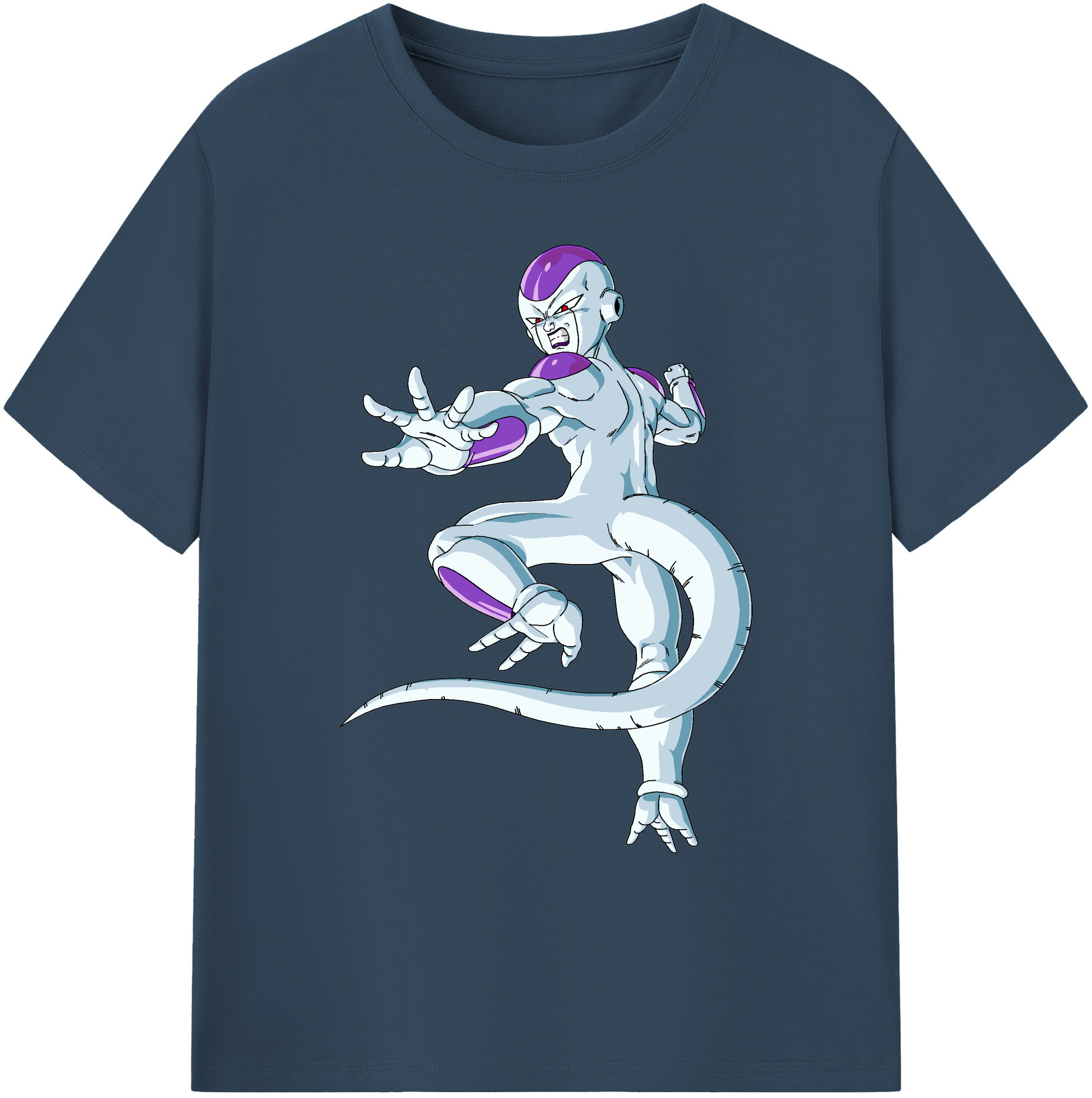 （画像用） ドラゴンボール フリーザ DRAGON BALL Frieza 綿100％ メンズ半袖Tシャツ｜肌触りやわらか＆通気性