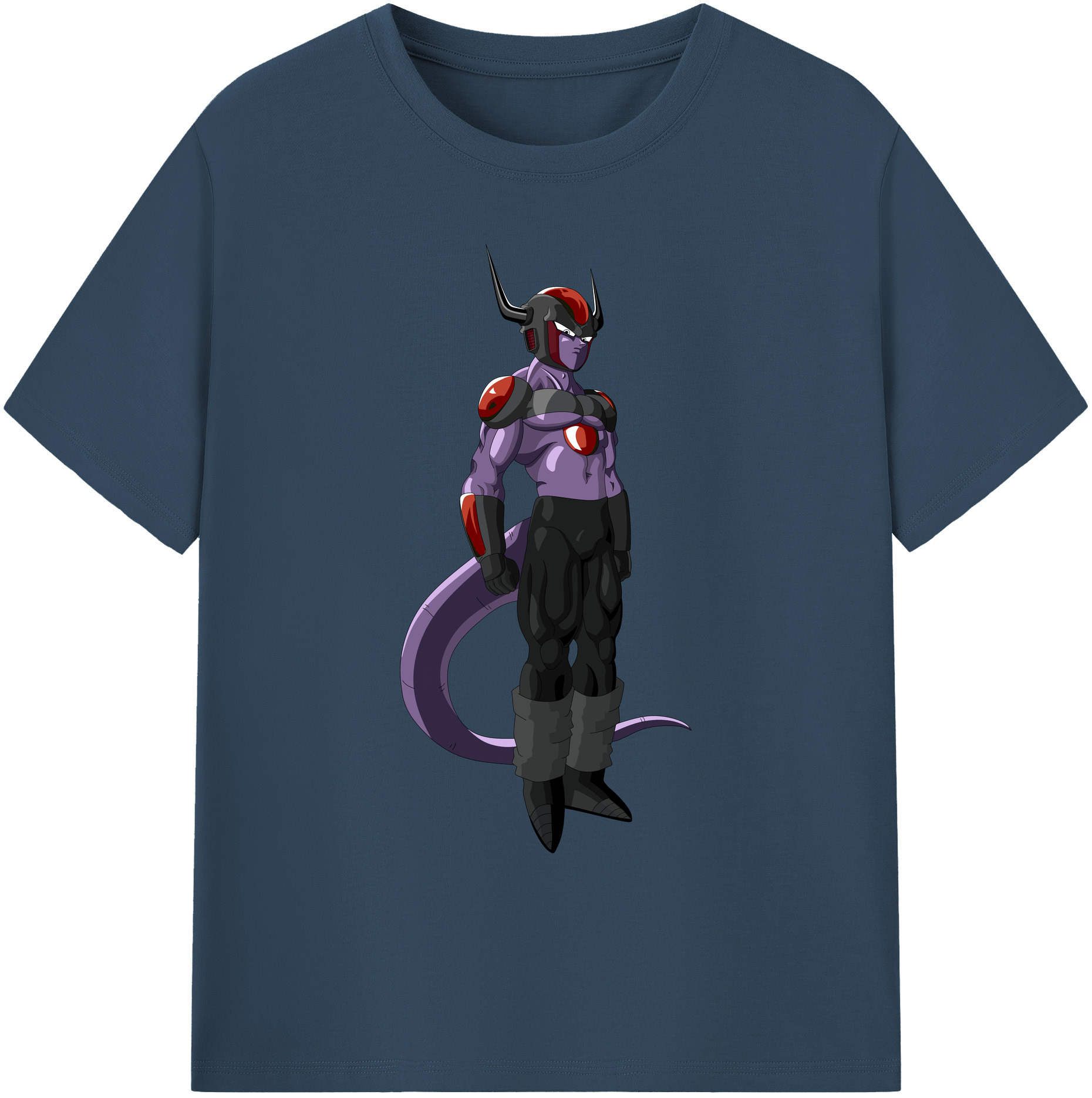 （画像用） ドラゴンボール フリーザ DRAGON BALL Frieza 綿100％ メンズ半袖Tシャツ｜肌触りやわらか＆通気性