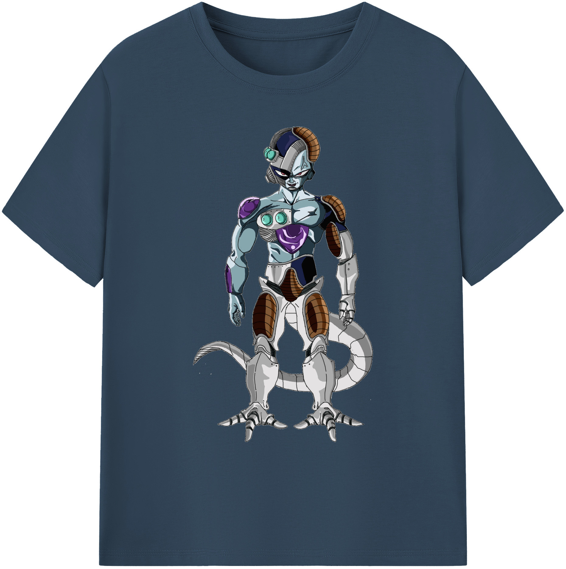 （画像用） ドラゴンボール クウラ DRAGON BALL Cooler Coora 綿100％ メンズ半袖Tシャツ｜肌触りやわらか＆通気性