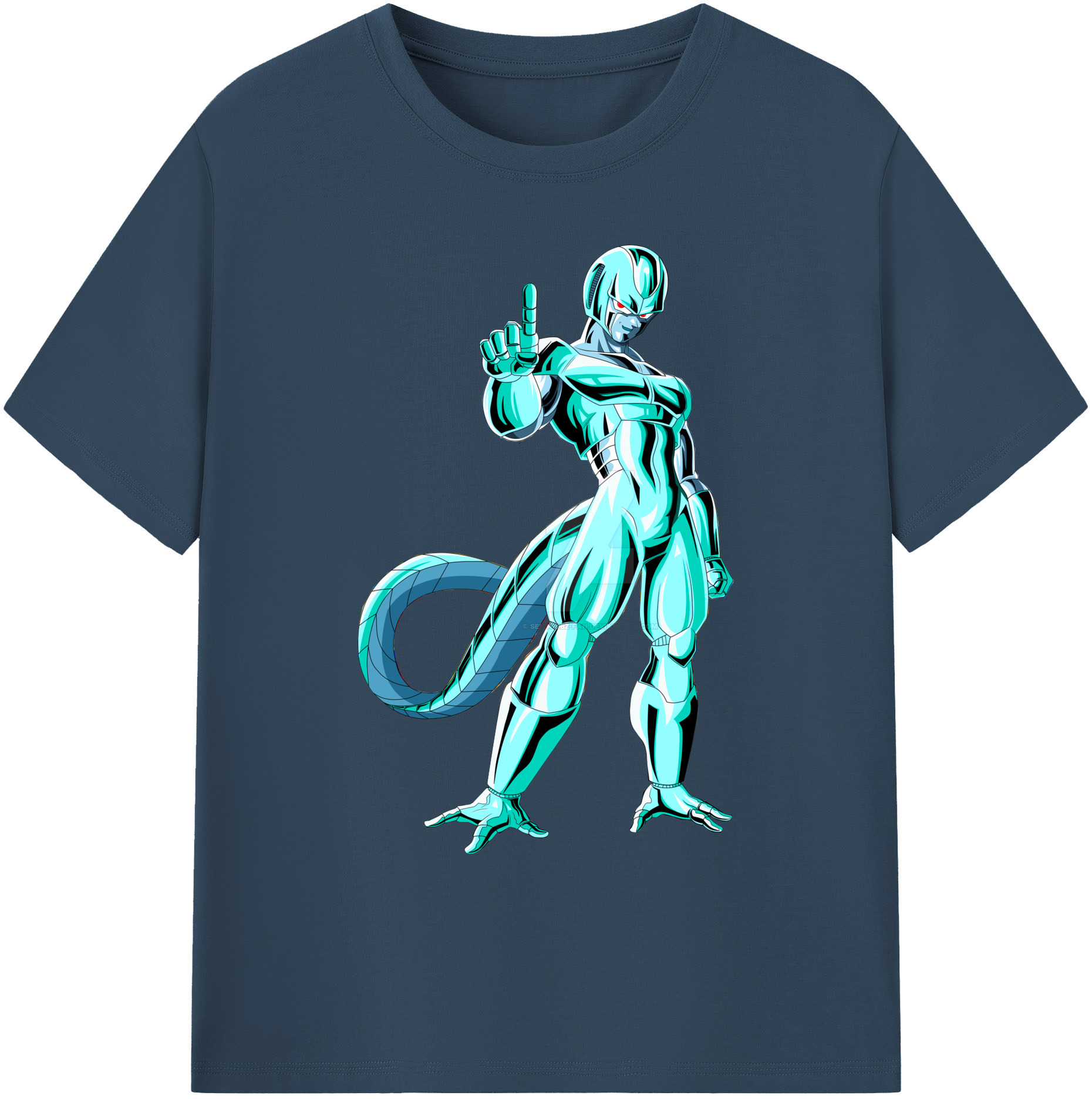 （画像用） ドラゴンボール クウラ DRAGON BALL Cooler Coora 綿100％ メンズ半袖Tシャツ｜肌触りやわらか＆通気性