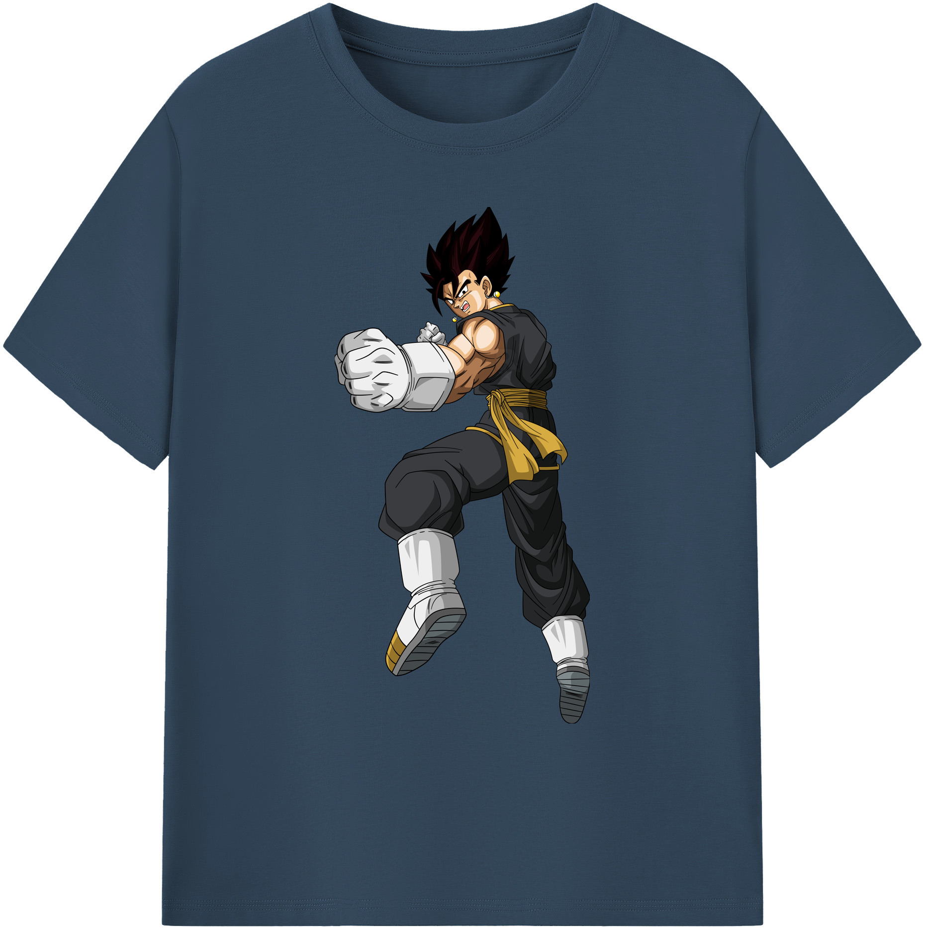 （画像用） ドラゴンボール ベジット DRAGON BALL Vegetto 綿100％ メンズ半袖Tシャツ｜肌触りやわらか＆通気性
