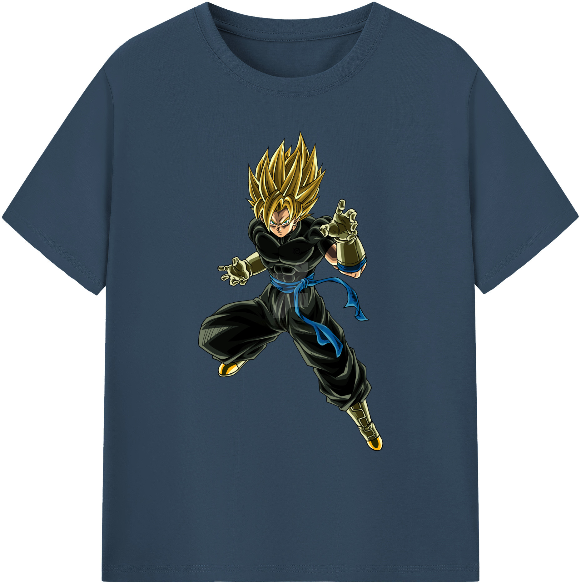 （画像用） ドラゴンボール ベジット DRAGON BALL Vegetto 綿100％ メンズ半袖Tシャツ｜肌触りやわらか＆通気性