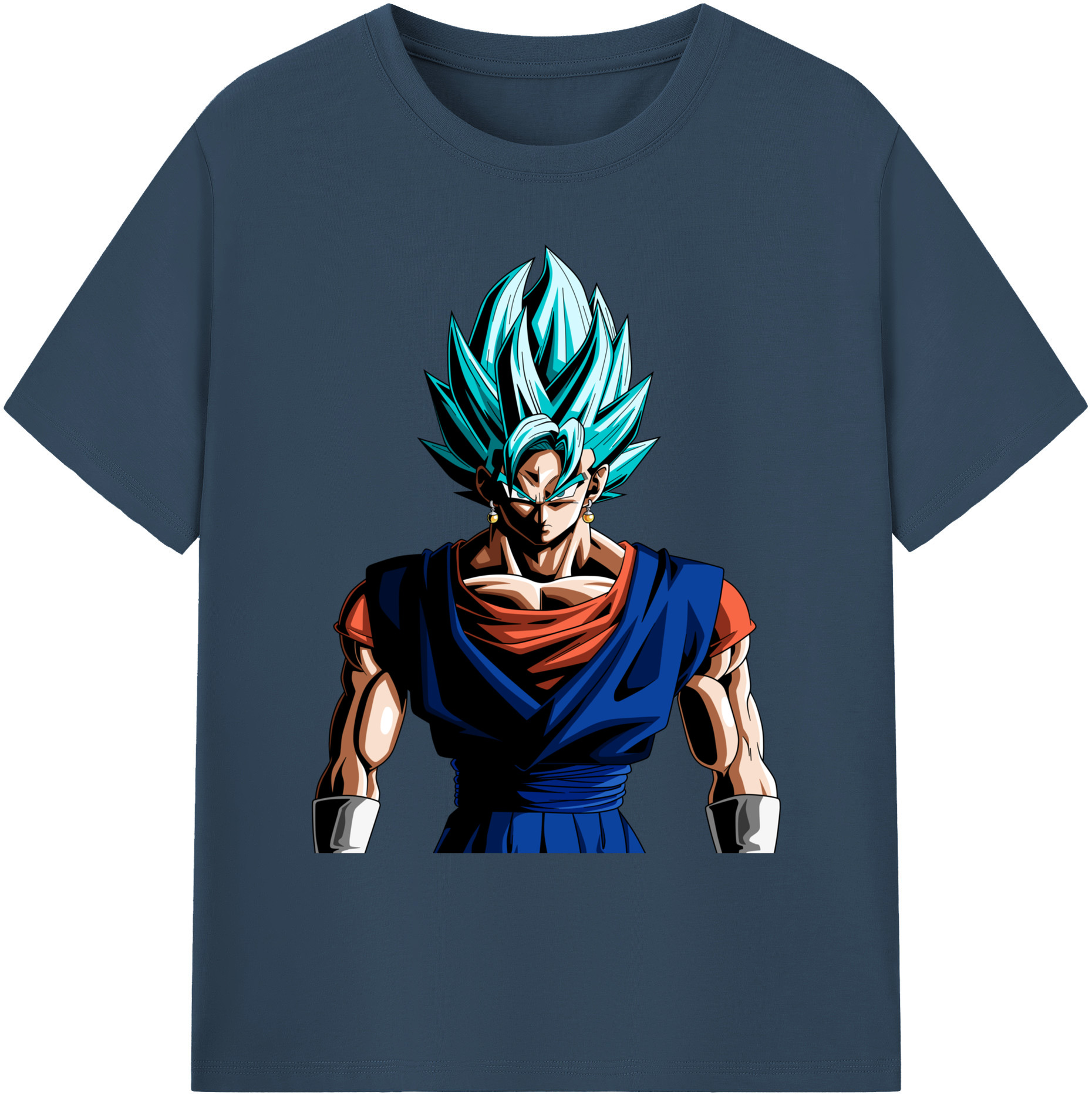 （画像用） ドラゴンボール ベジット DRAGON BALL Vegetto 綿100％ メンズ半袖Tシャツ｜肌触りやわらか＆通気性