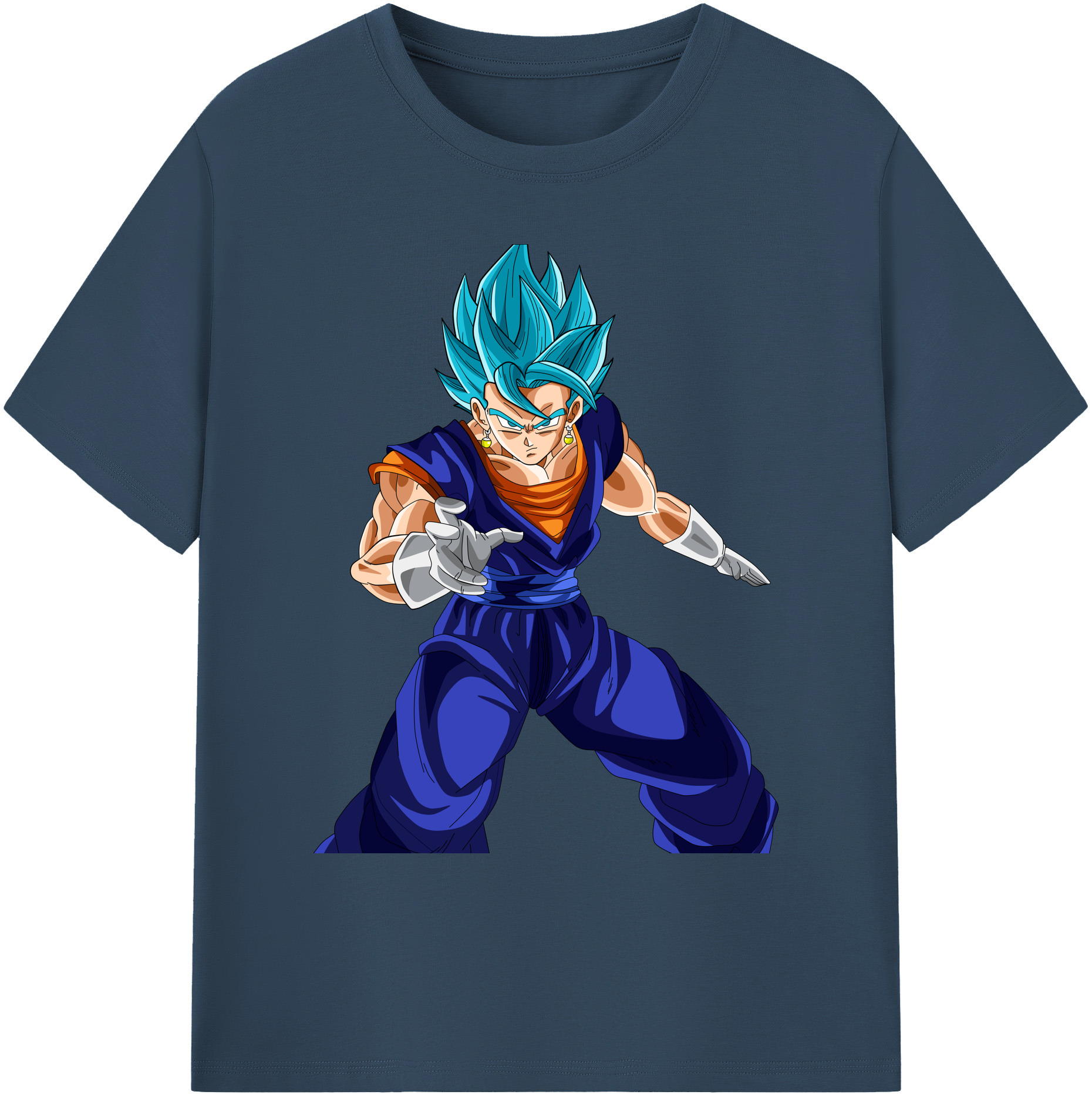 （画像用） ドラゴンボール ベジット DRAGON BALL Vegetto 綿100％ メンズ半袖Tシャツ｜肌触りやわらか＆通気性