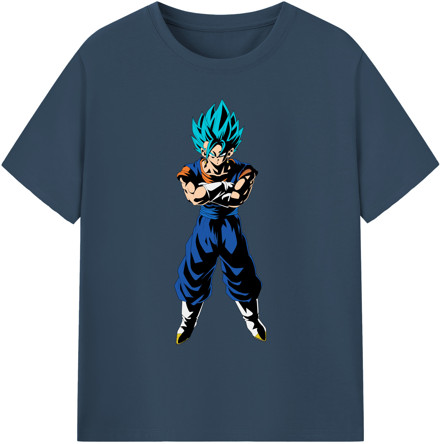 （画像用） ドラゴンボール ベジット DRAGON BALL Vegetto 綿100％ メンズ半袖Tシャツ｜肌触りやわらか＆通気性