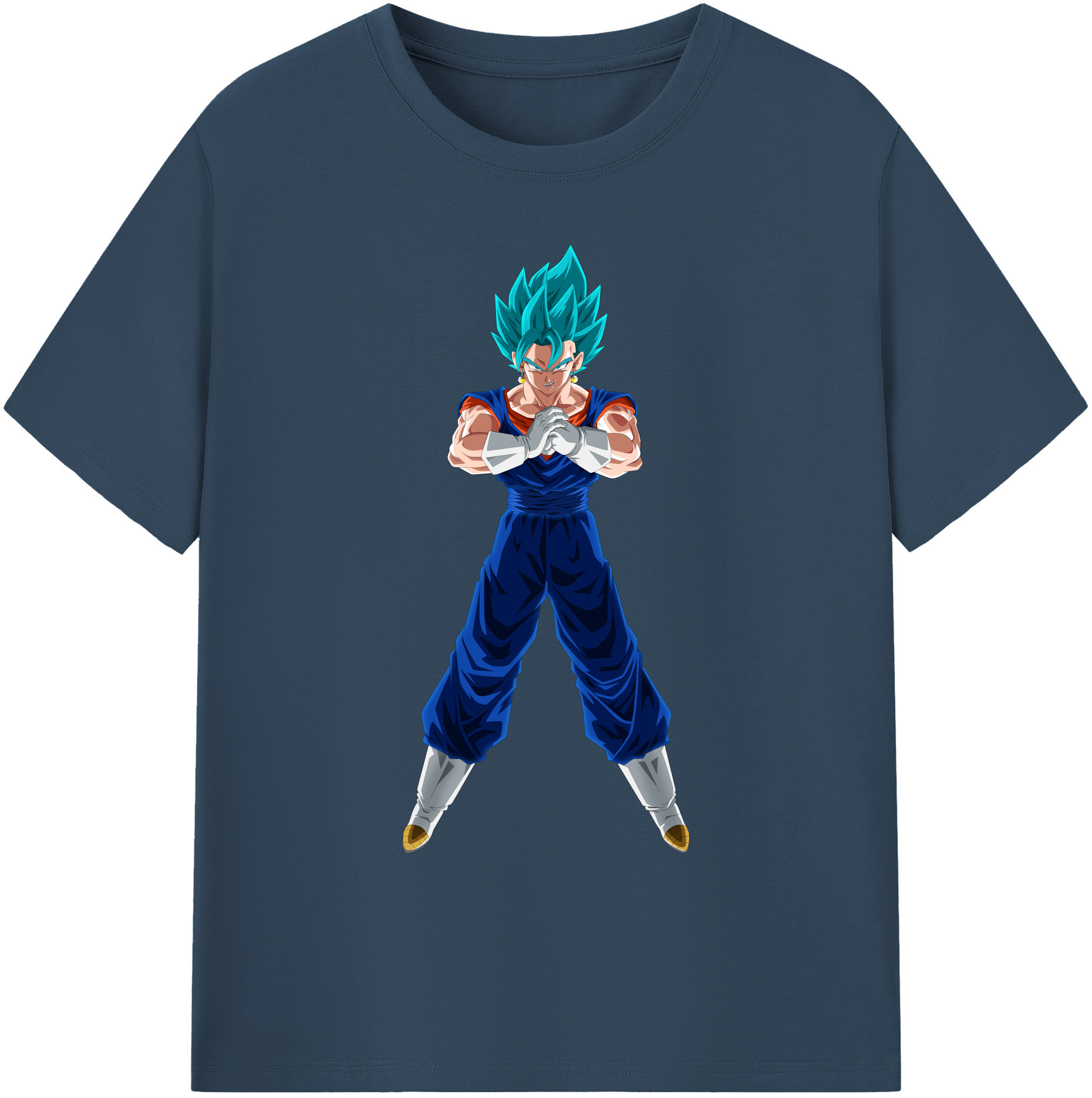 （画像用） ドラゴンボール ベジット DRAGON BALL Vegetto 綿100％ メンズ半袖Tシャツ｜肌触りやわらか＆通気性