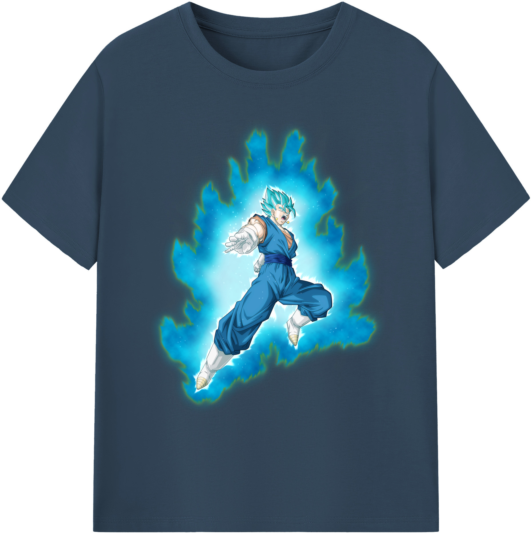 （画像用） ドラゴンボール ベジット DRAGON BALL Vegetto 綿100％ メンズ半袖Tシャツ｜肌触りやわらか＆通気性