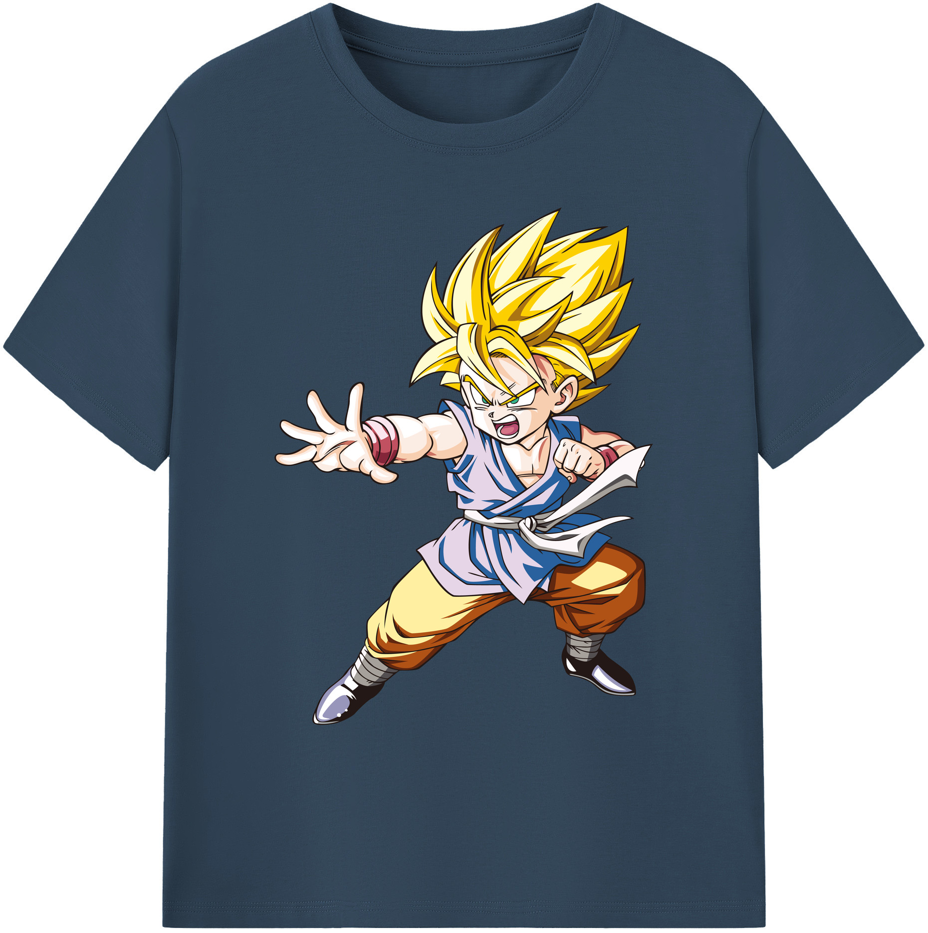 （画像用） ドラゴンボール ベジット DRAGON BALL Vegetto 綿100％ メンズ半袖Tシャツ｜肌触りやわらか＆通気性