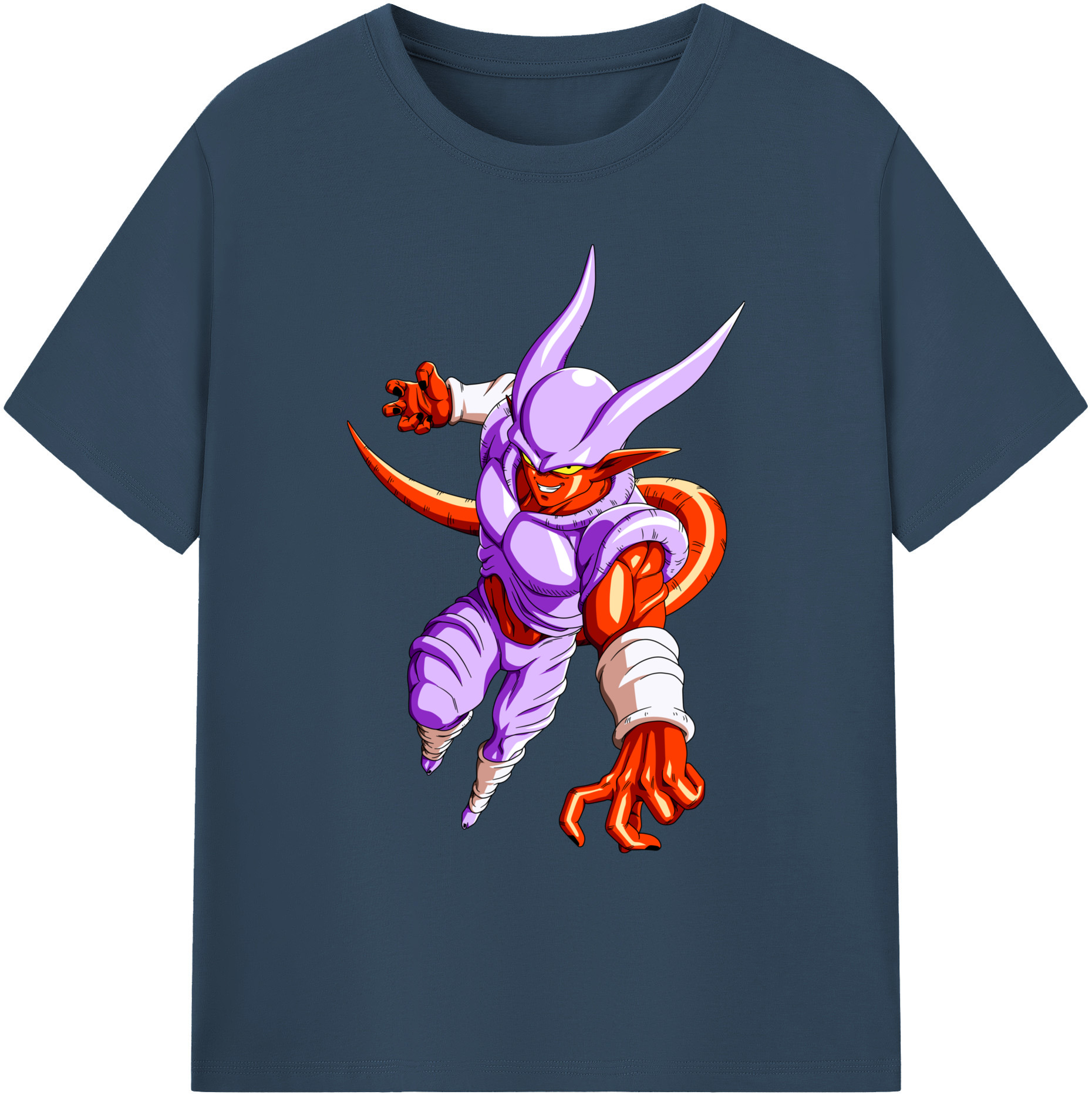 （画像用） ドラゴンボール ジャネンバ DRAGON BALL Janemba 綿100％ メンズ半袖Tシャツ｜肌触りやわらか＆通気性