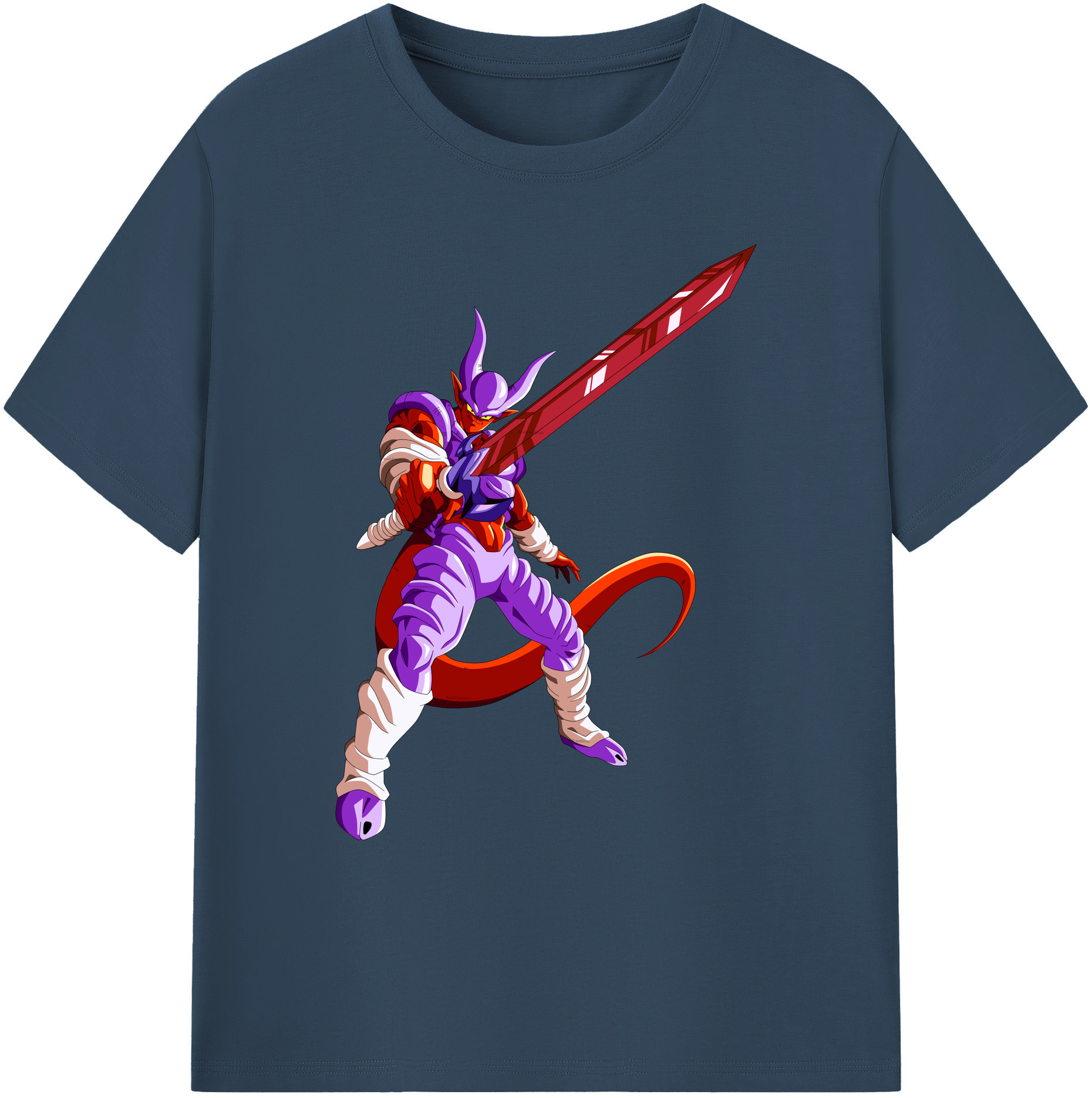 （画像用） ドラゴンボール ジャネンバ DRAGON BALL Janemba 綿100％ メンズ半袖Tシャツ｜肌触りやわらか＆通気性
