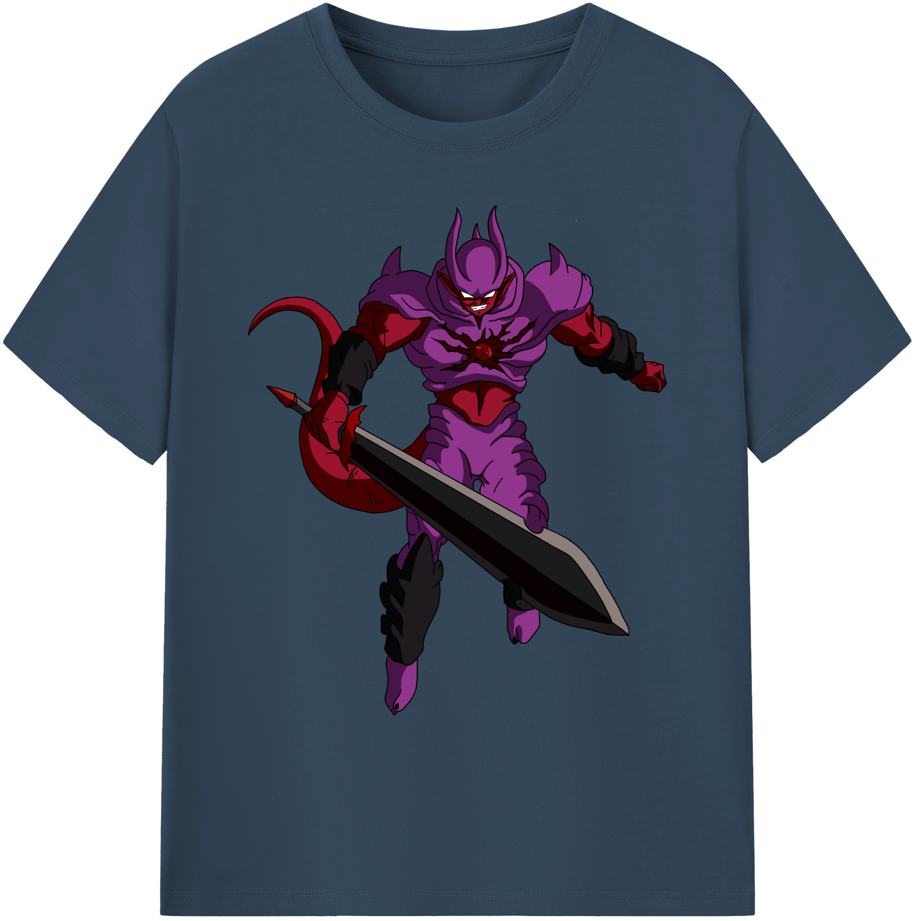 （画像用） ドラゴンボール ジャネンバ DRAGON BALL Janemba 綿100％ メンズ半袖Tシャツ｜肌触りやわらか＆通気性