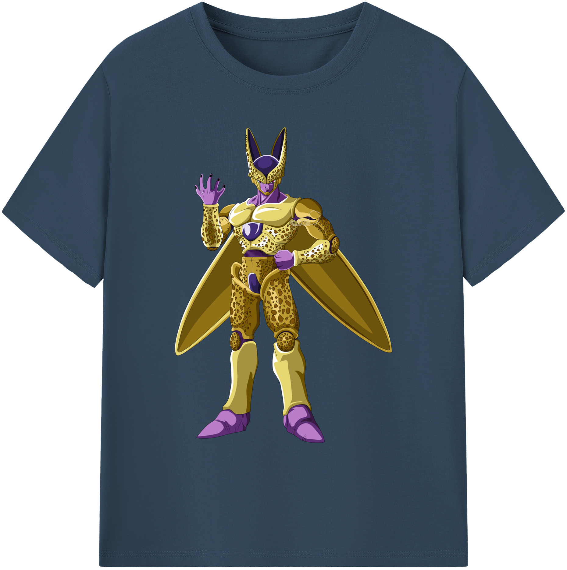 （画像用） ドラゴンボール セル DRAGON BALL Cell 綿100％ メンズ半袖Tシャツ｜肌触りやわらか＆通気性