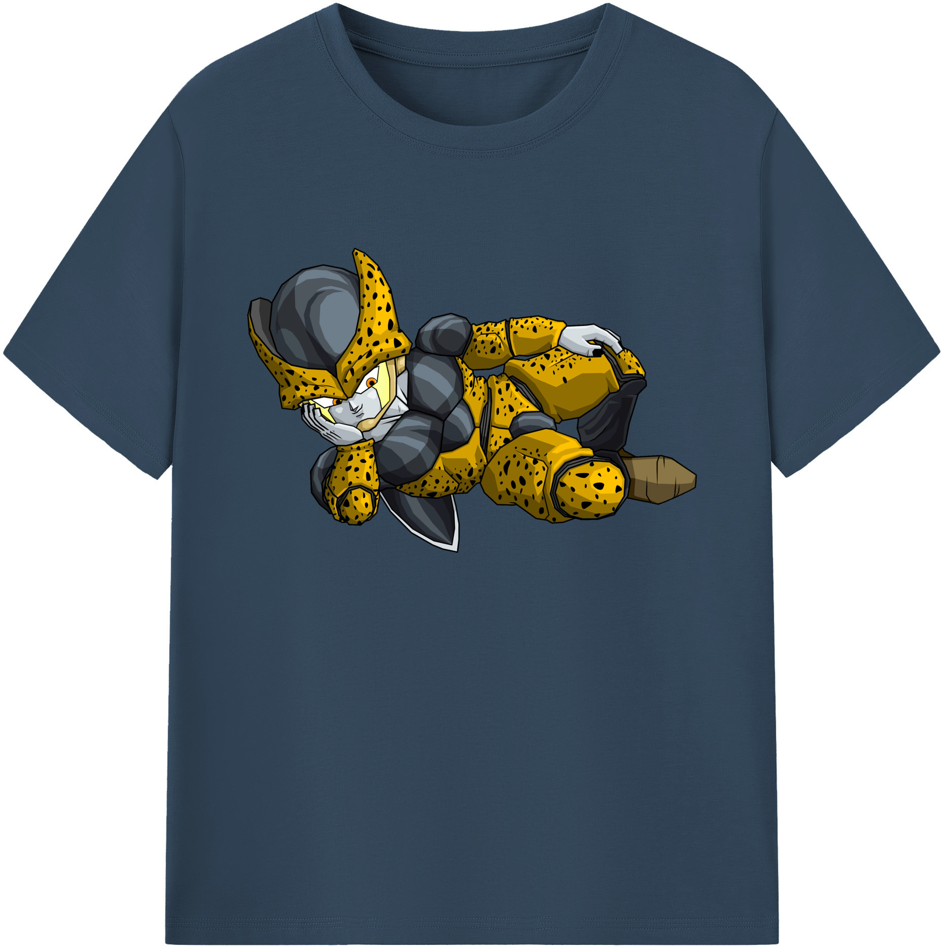 （画像用） ドラゴンボール セル DRAGON BALL Cell 綿100％ メンズ半袖Tシャツ｜肌触りやわらか＆通気性