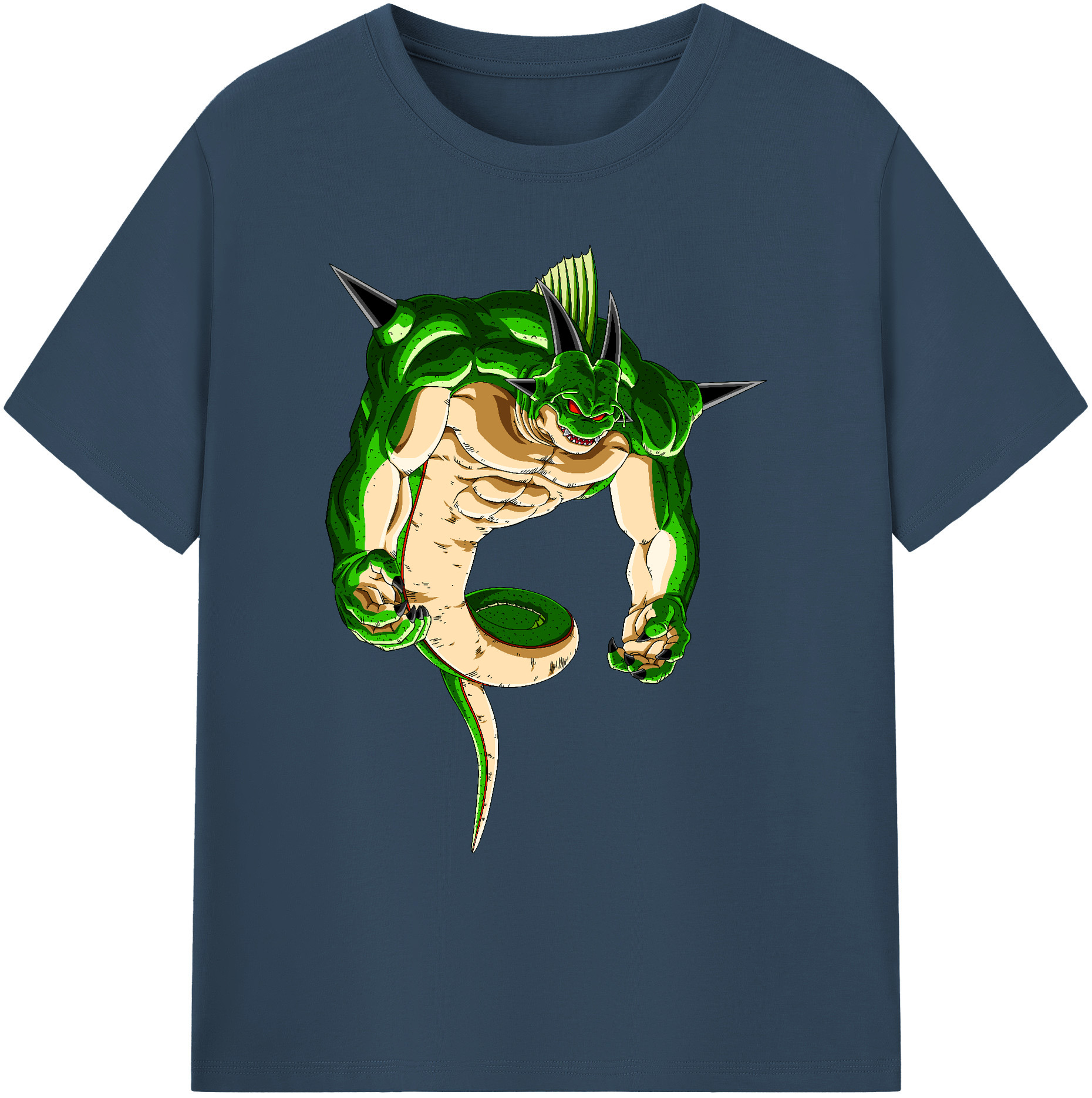 （画像用） ドラゴンボール 神龍 シェンロン DRAGON BALL Shenron 綿100％ メンズ半袖Tシャツ｜肌触りやわらか＆通気性