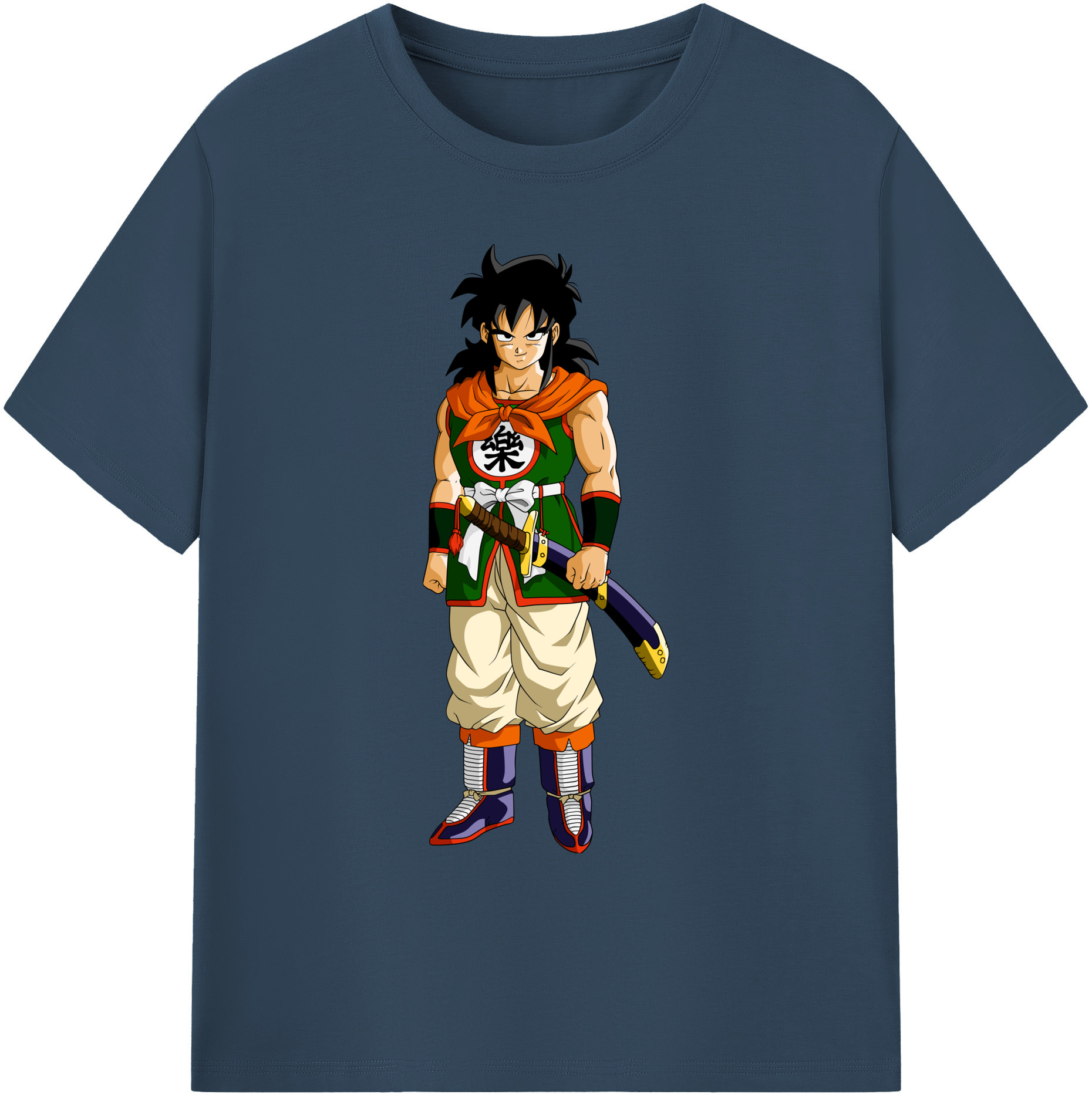 （画像用） ドラゴンボール ヤムチャ DRAGON BALL Yamcha 綿100％ メンズ半袖Tシャツ｜肌触りやわらか＆通気性