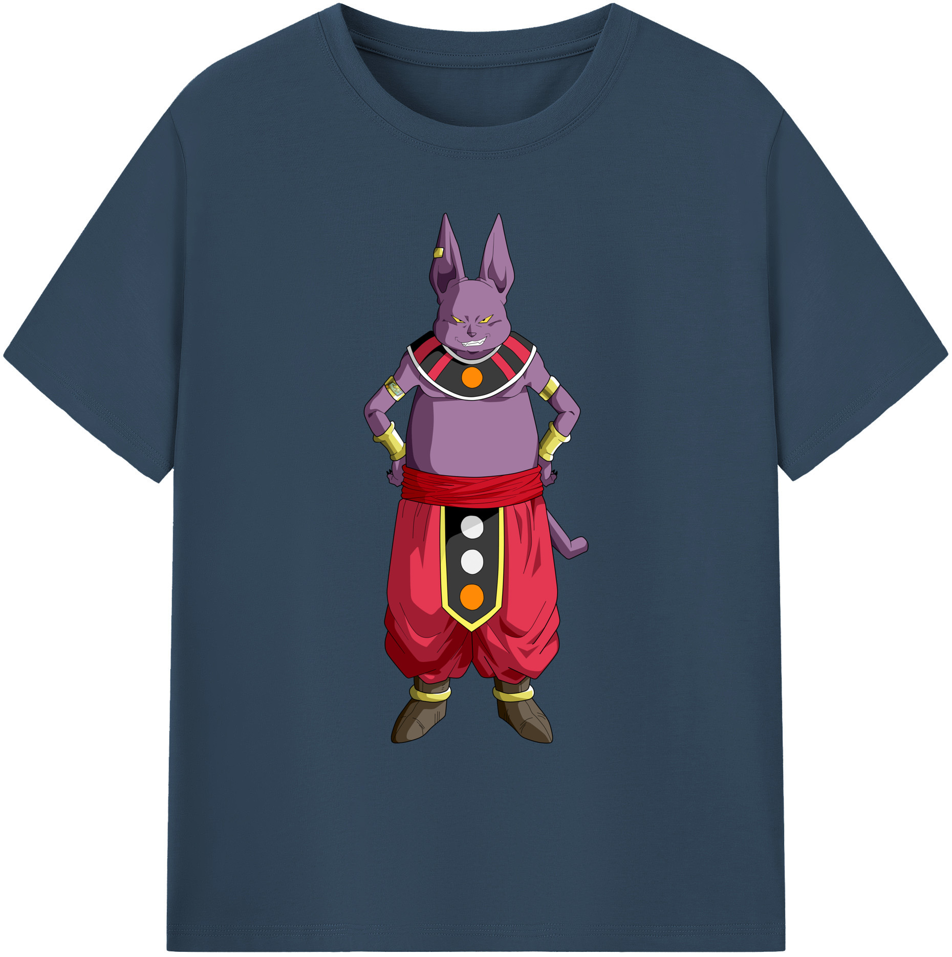 ドラゴンボール シャンパ DRAGON BALL Champa 綿100％ メンズ半袖Tシャツ｜肌触りやわらか＆通気性