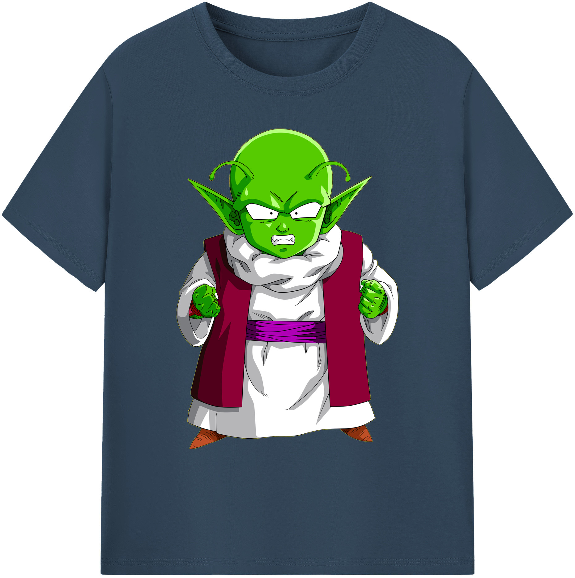 （画像用） ドラゴンボール ピッコロ DRAGON BALL Piccolo 綿100％ メンズ半袖Tシャツ｜肌触りやわらか＆通気性