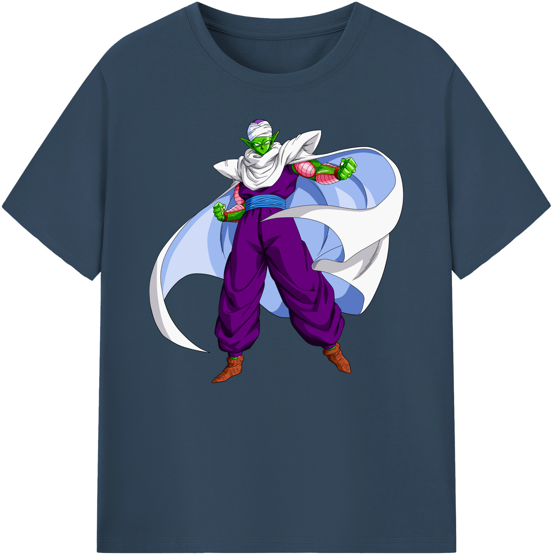 （画像用） ドラゴンボール ピッコロ DRAGON BALL Piccolo 綿100％ メンズ半袖Tシャツ｜肌触りやわらか＆通気性