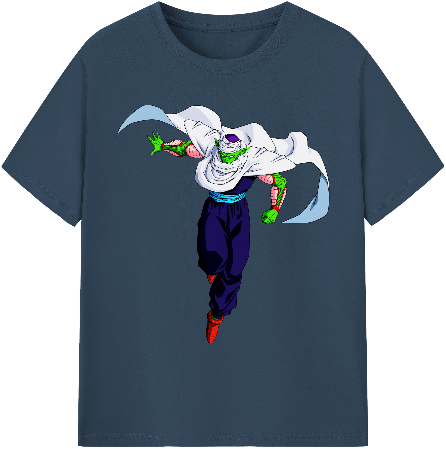 （画像用） ドラゴンボール ピッコロ DRAGON BALL Piccolo 綿100％ メンズ半袖Tシャツ｜肌触りやわらか＆通気性
