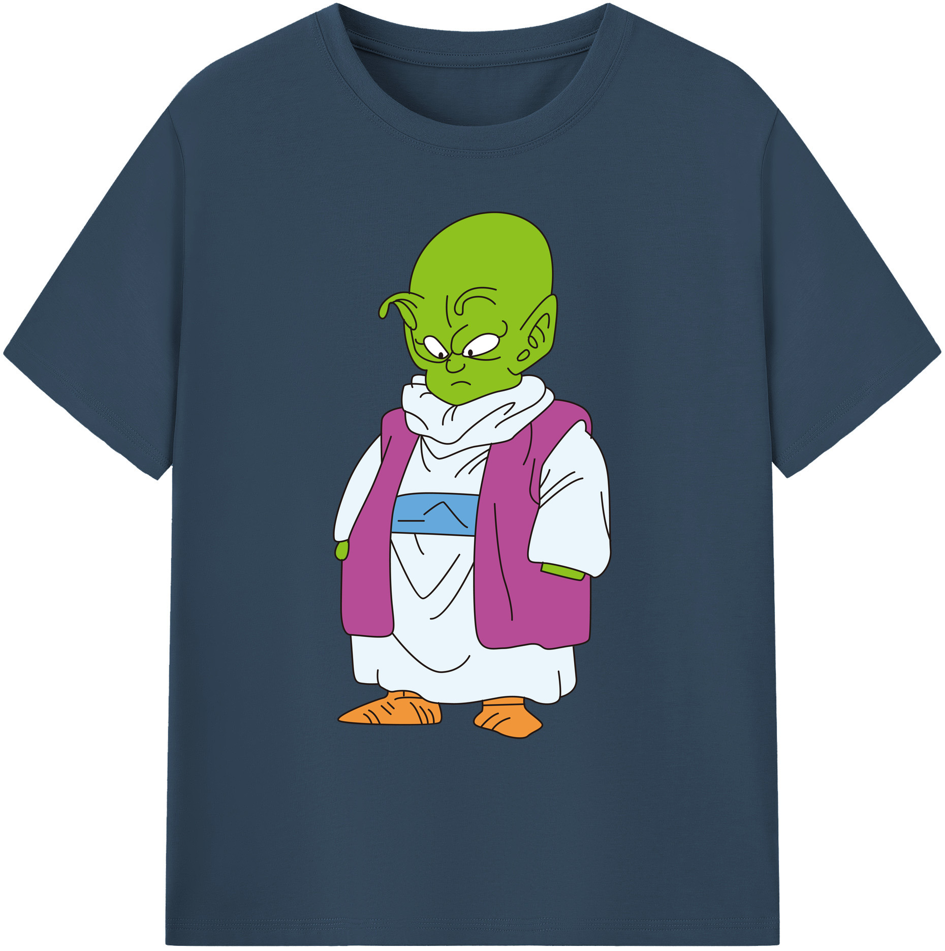 （画像用） ドラゴンボール ピッコロ DRAGON BALL Piccolo 綿100％ メンズ半袖Tシャツ｜肌触りやわらか＆通気性