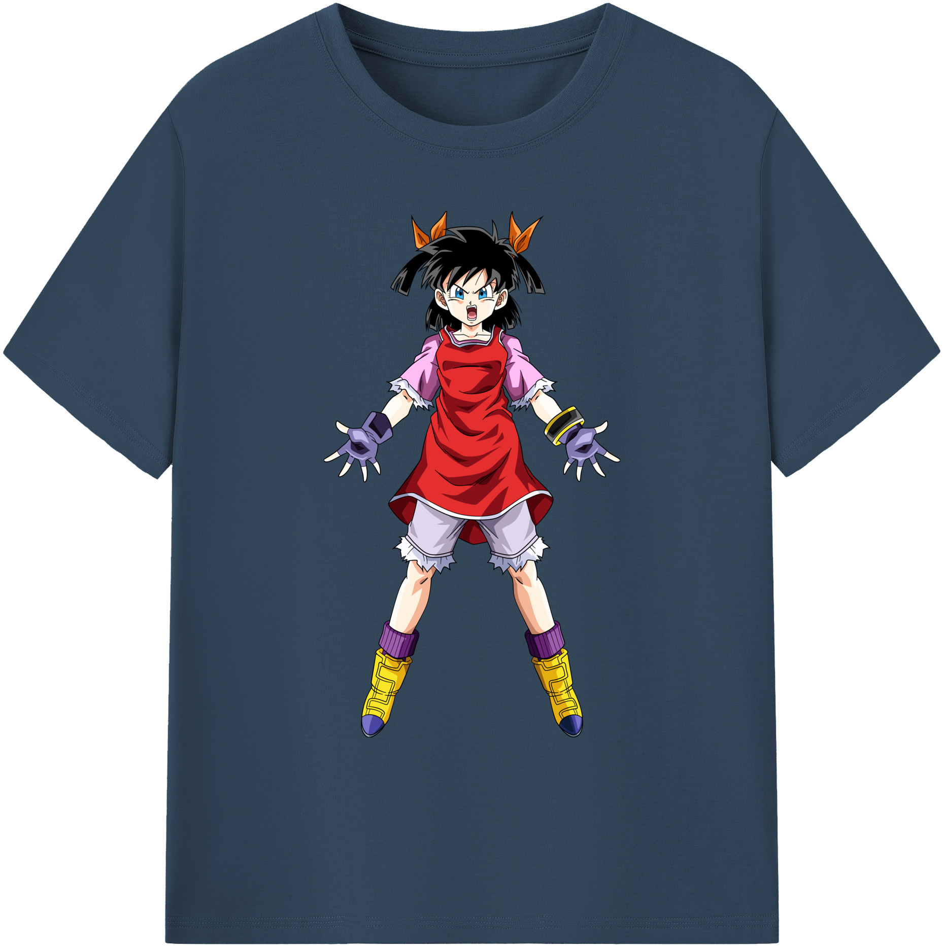 （画像用） ドラゴンボール パン DRAGON BALL Pan 綿100％ メンズ半袖Tシャツ｜肌触りやわらか＆通気性