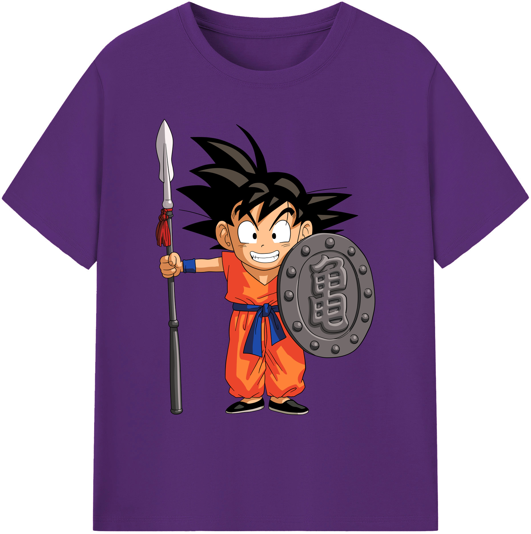 （画像用） ドラゴンボール 孫悟空（そん ごくう）Son Goku カカロット DRAGON BALL Kakarotto 綿100％ メンズ半袖Tシャツ｜肌触りやわらか＆通気性